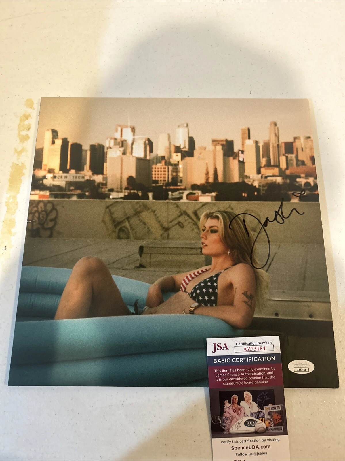 DASHA SIGNED AUTOGRAPH VINYL ALBUM JSA COA WHAT HAPPENS NOW RECORD AUSTIN