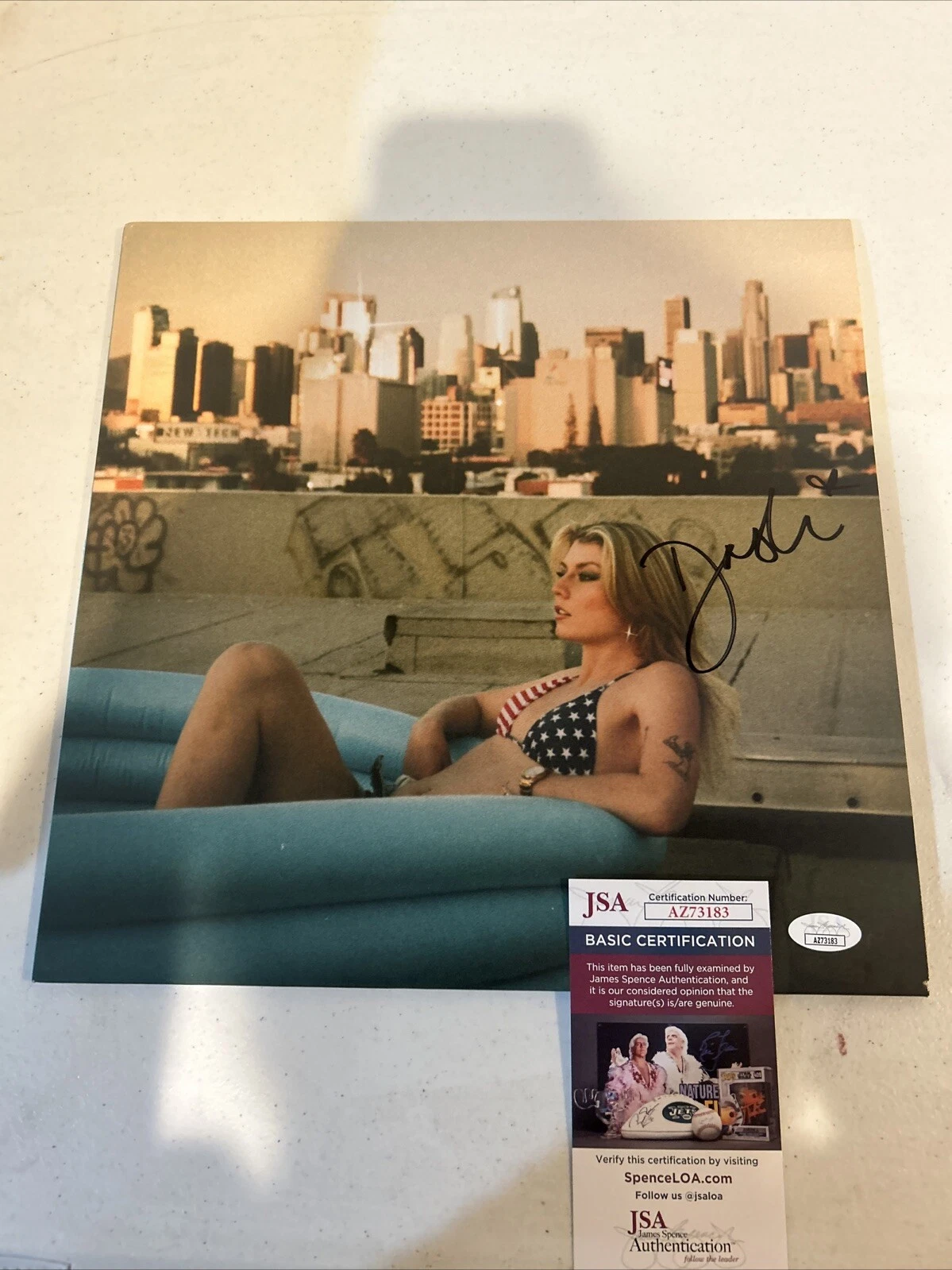 DASHA SIGNED AUTOGRAPH VINYL ALBUM JSA COA WHAT HAPPENS NOW RECORD AUSTIN