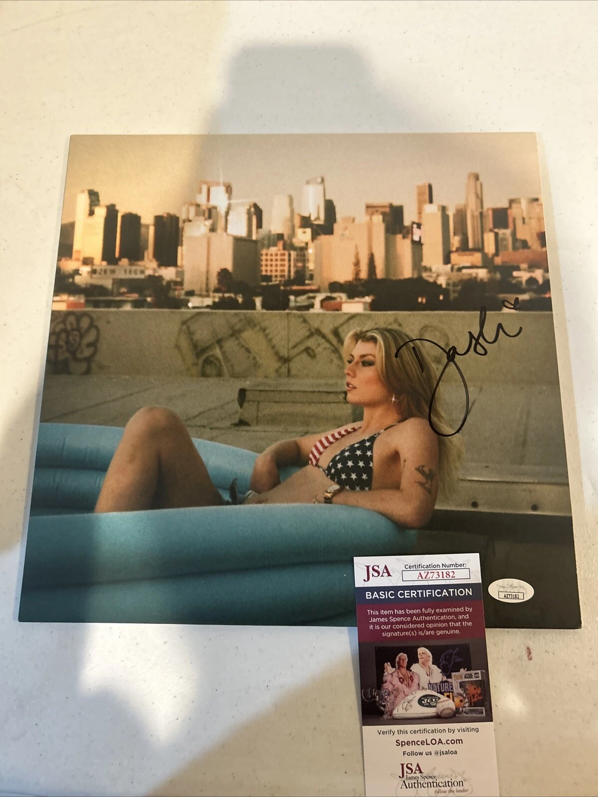 DASHA SIGNED AUTOGRAPH VINYL ALBUM JSA COA WHAT HAPPENS NOW RECORD AUSTIN