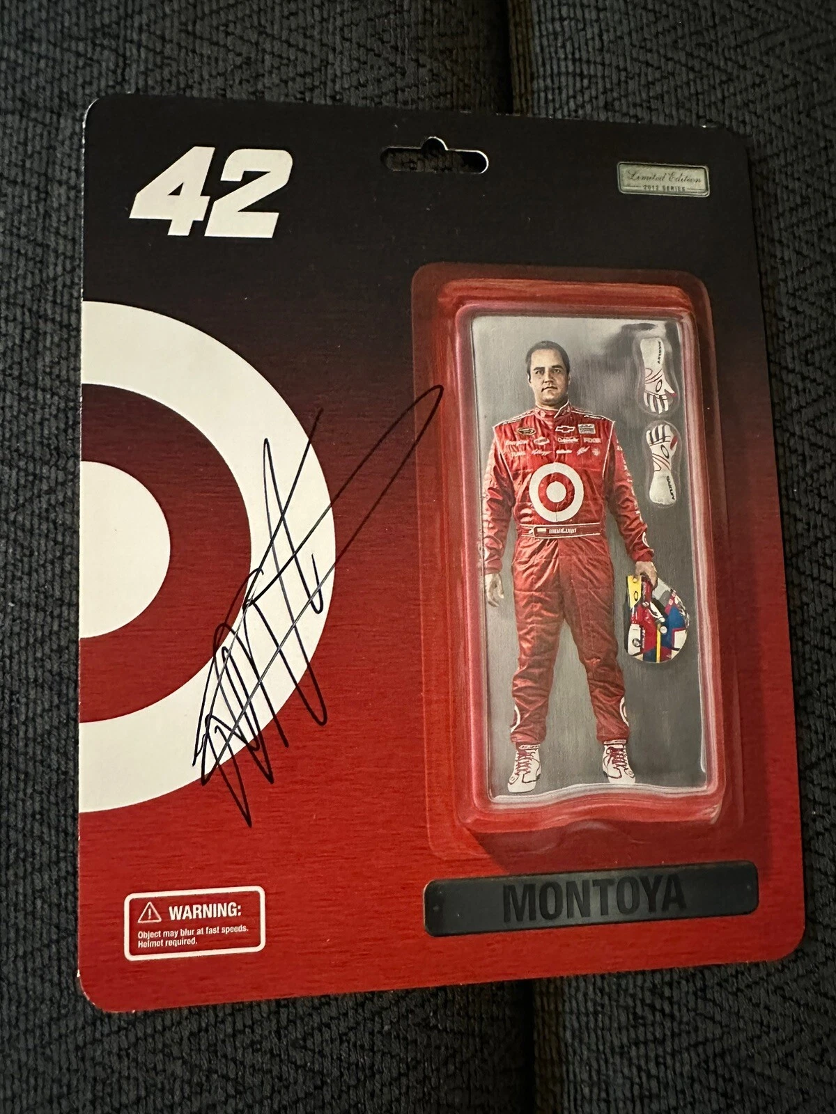 Juan Pablo Montoya Signed Promo Hero Card Autographed NASCAR