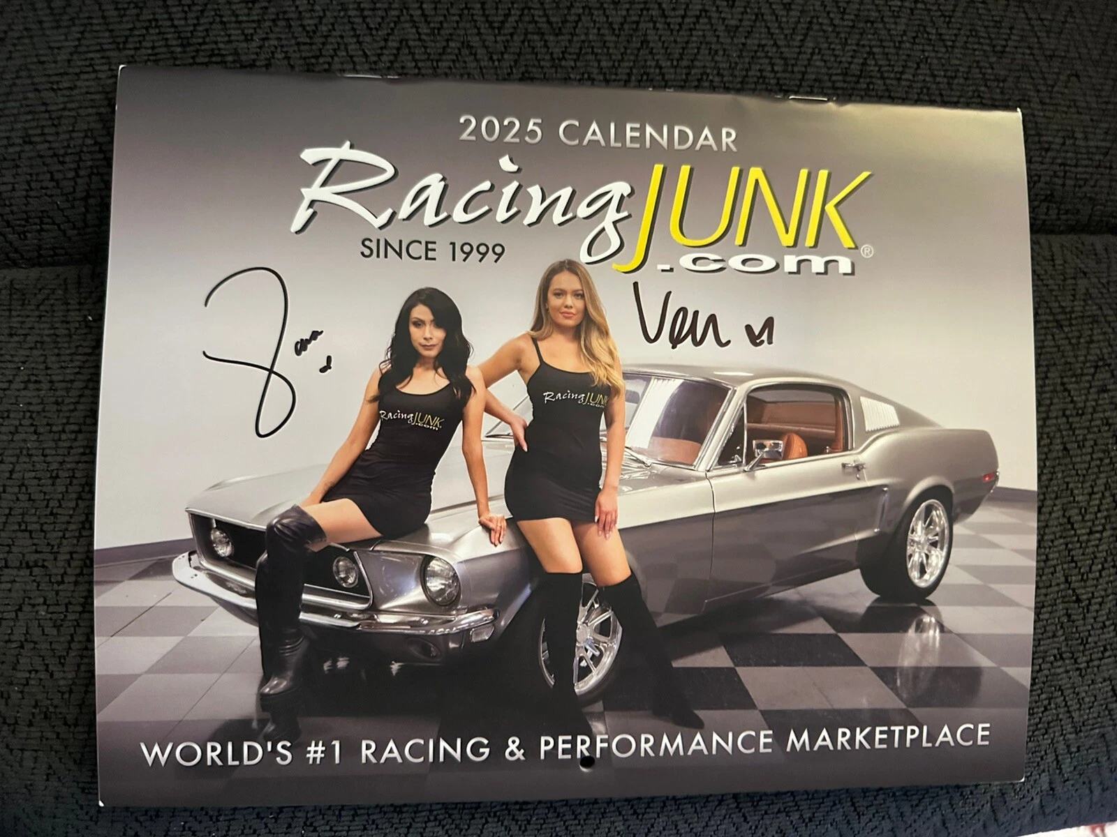 Racing Junk 2025 Calendar Signed By Beautiful Hot Models
