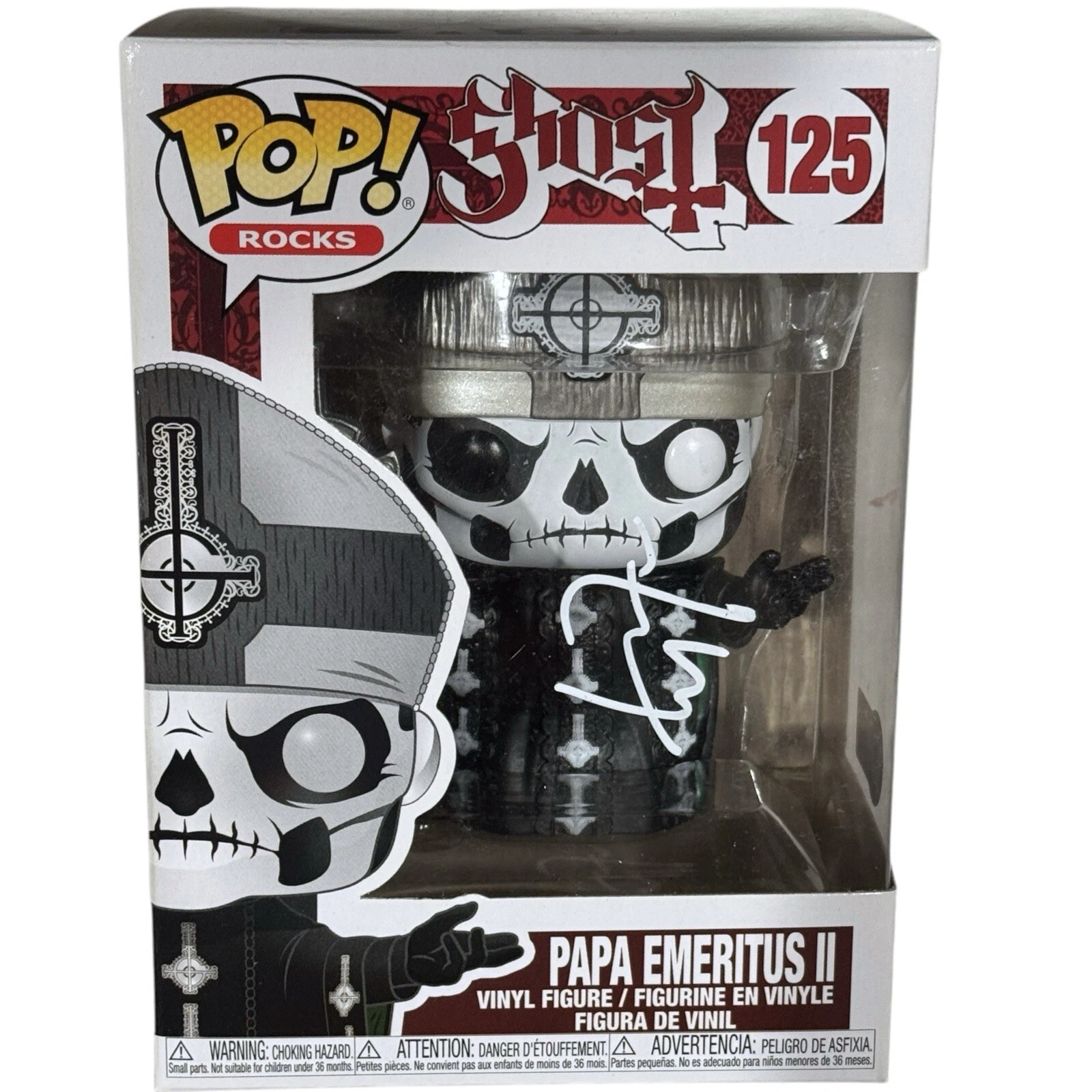 Tobias Forge Signed Ghost Papa Emeritus II Funko Pop Figure Autograph BAS COA