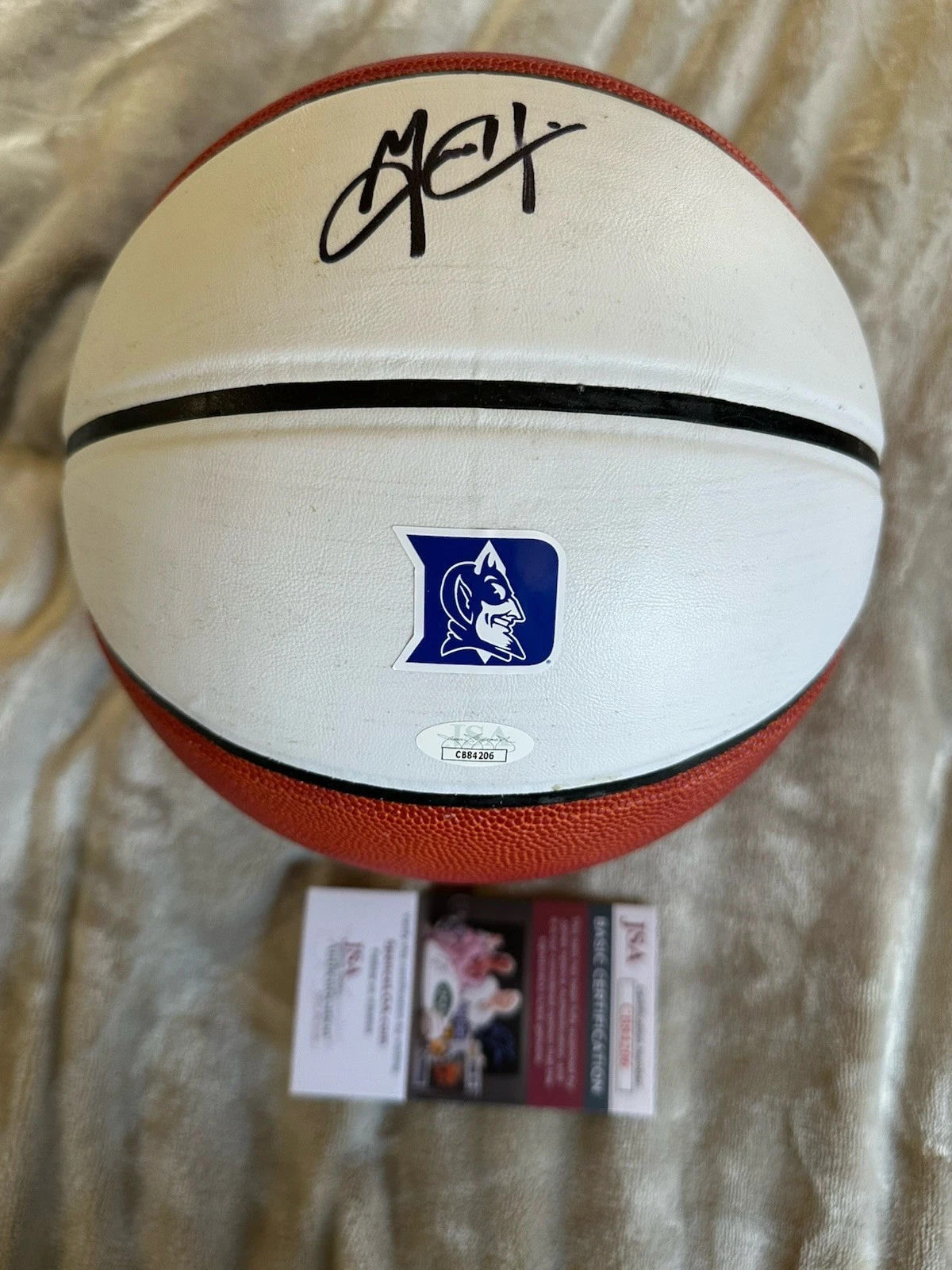 Grant Hill Signed NCAA Basketball Autographed JSA COA Authentication Duke