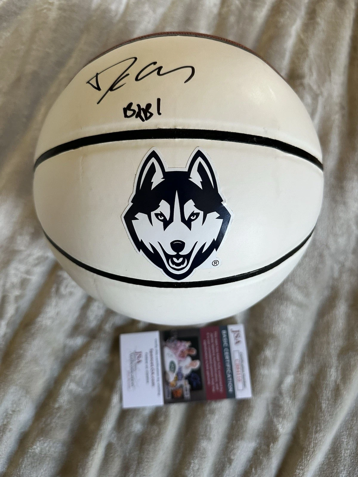 Dan Hurley Signed NCAA Basketball Autographed JSA COA Authentication UCONN