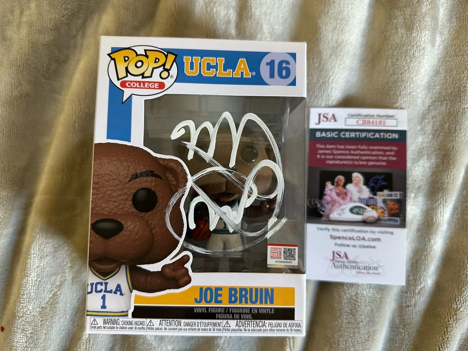Mick Cronin Signed Funko Pop 16 JSA Authenticated COA Joe Bruin UCLA