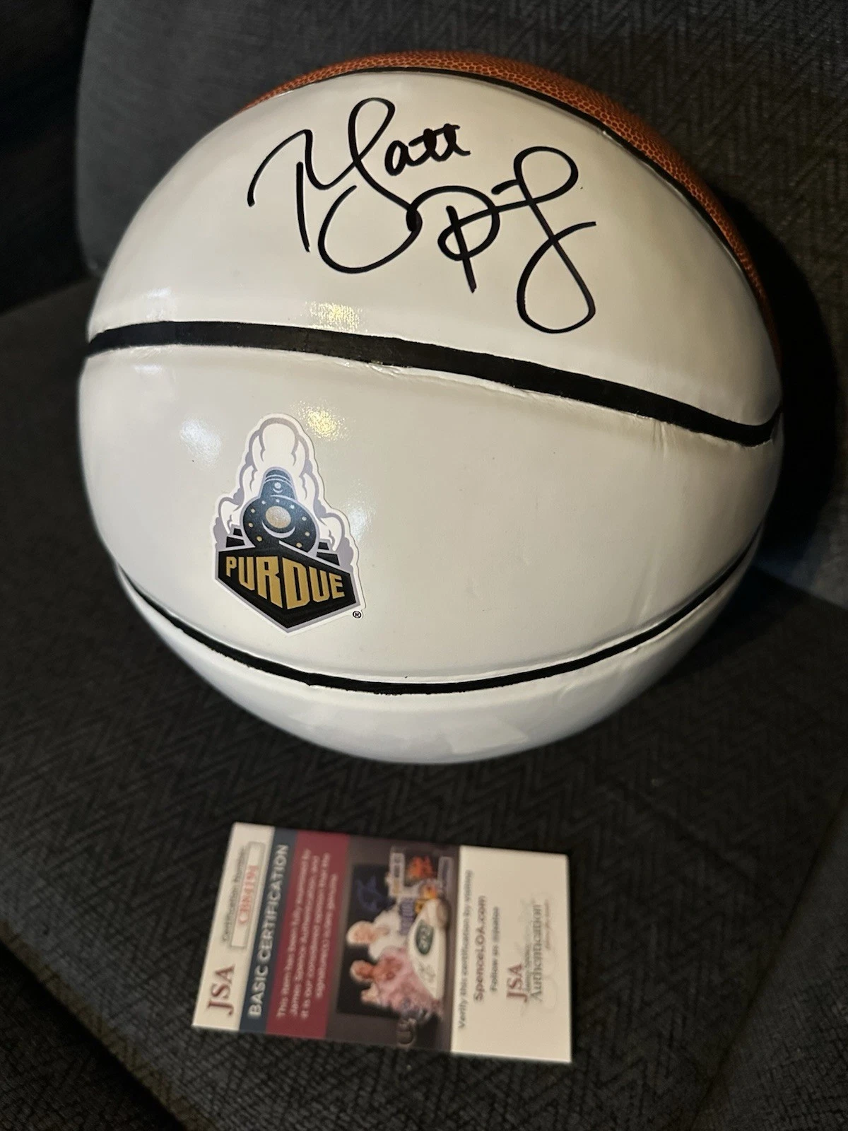 Matt Painter Signed NCAA Basketball Autographed JSA COA Authentication Purdue