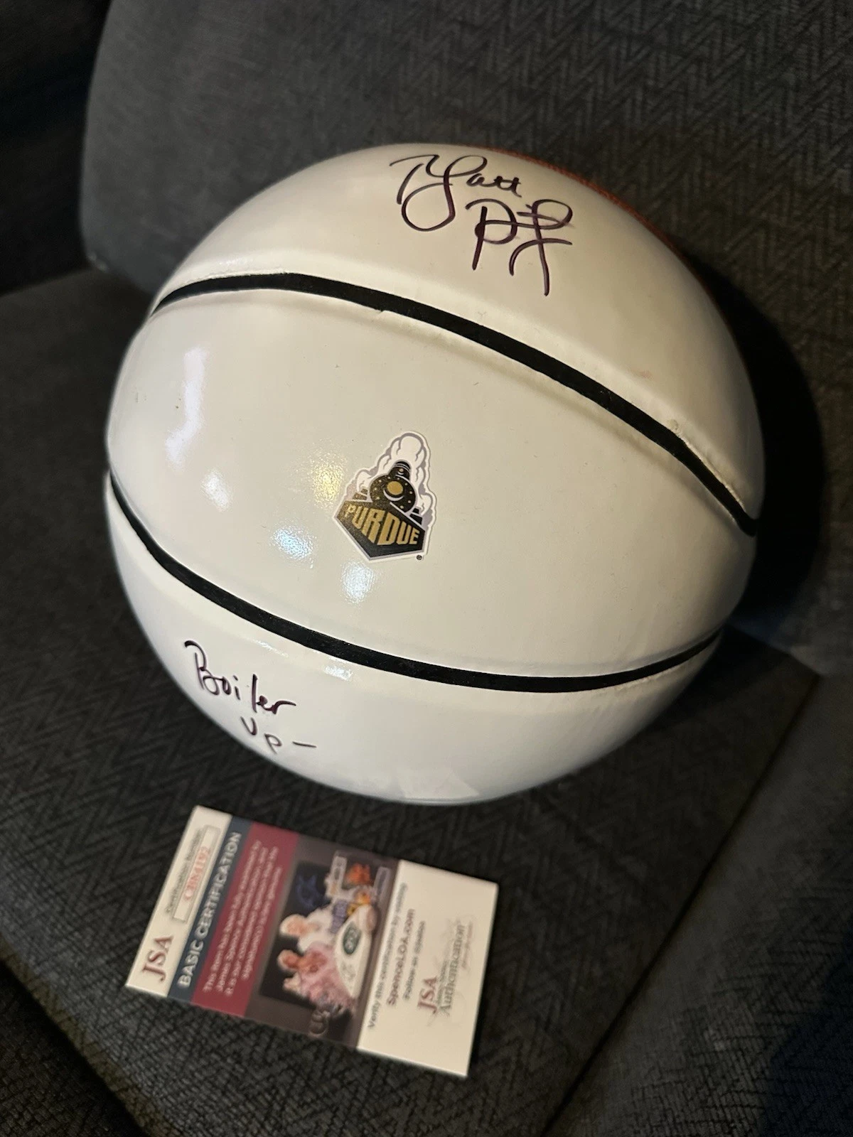 Matt Painter Signed NCAA Basketball Autographed JSA COA Authentication Purdue