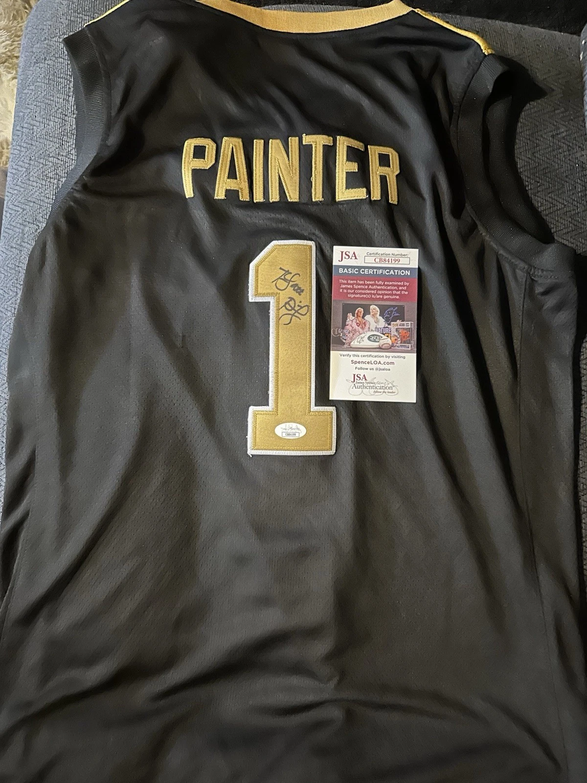 Matt Painter SIGNED Purdue Boilermakers Jersey Stitched XL JSA Authenticated COA