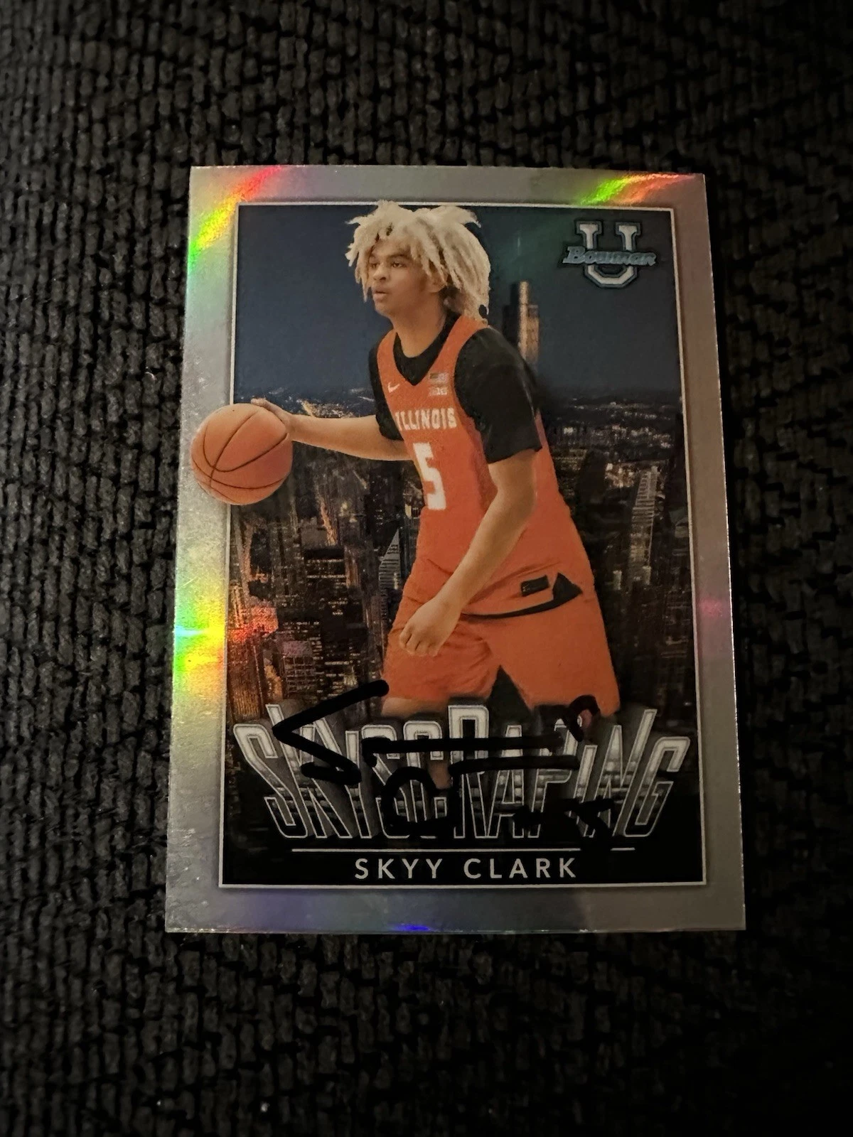 Skyy Clark Signed In Person Trading Card Autographed Rookie RC UCLA Illinois