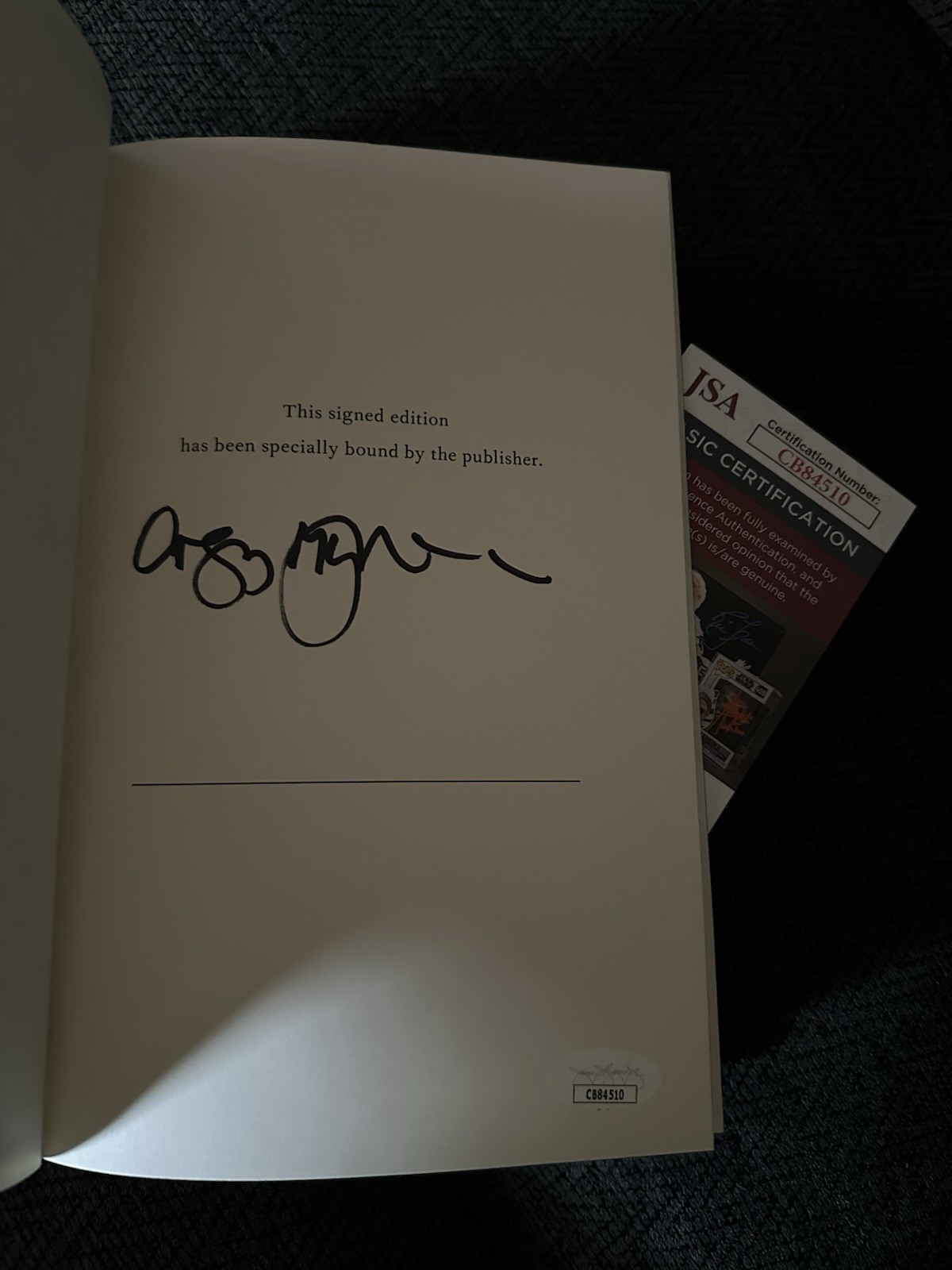 Gregory Maguire SIGNED Wicked Book Hardcover JSA Authenticated COA