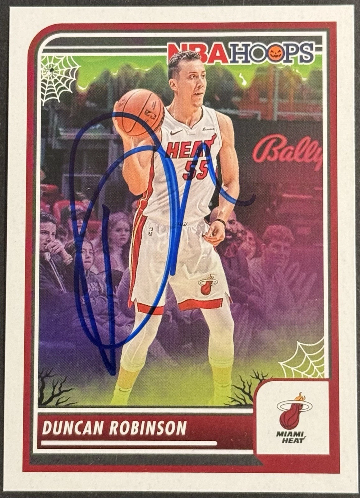 Duncan Robinson Signed 2023-24 NBA Haunted Hoops Card Miami Heat BAS Beckett COA