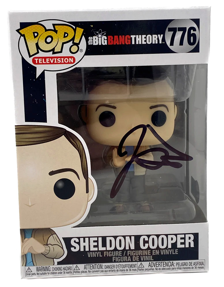 Iain Armitage Signed Big Bang Theory Sheldon Cooper Funko Pop Autograph Beckett