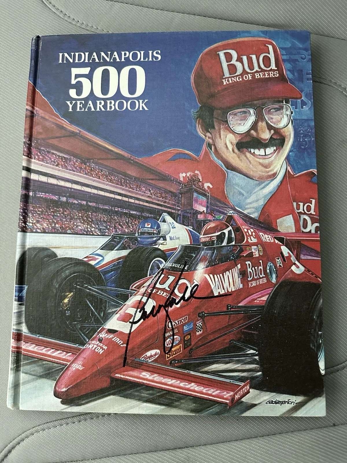 Bobby Rahal Indy 500 signed 1986 Indianapolis Yearbook Autographed