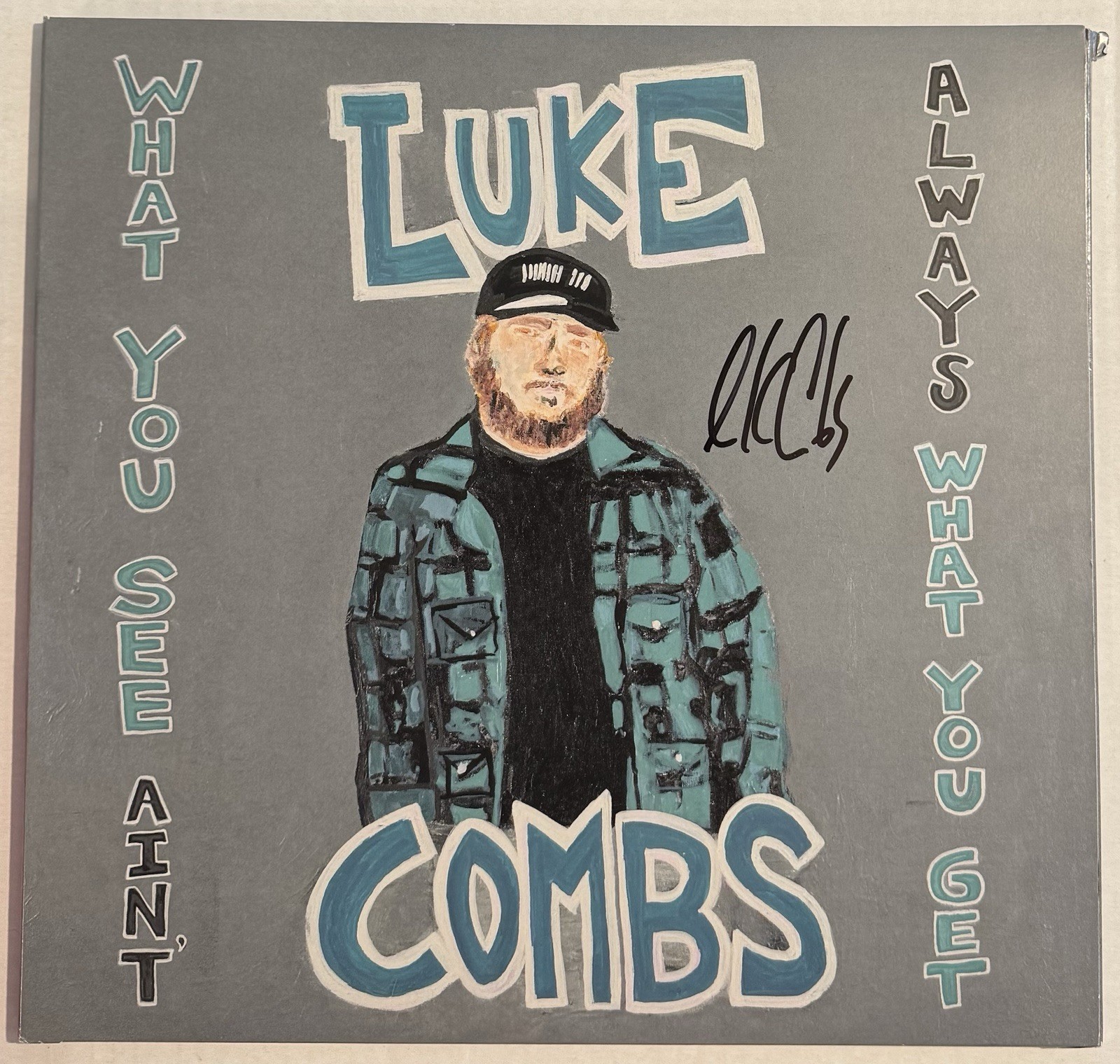 Luke Combs Signed Auto What You See Ain’t Always What You Get Album PSA/DNA