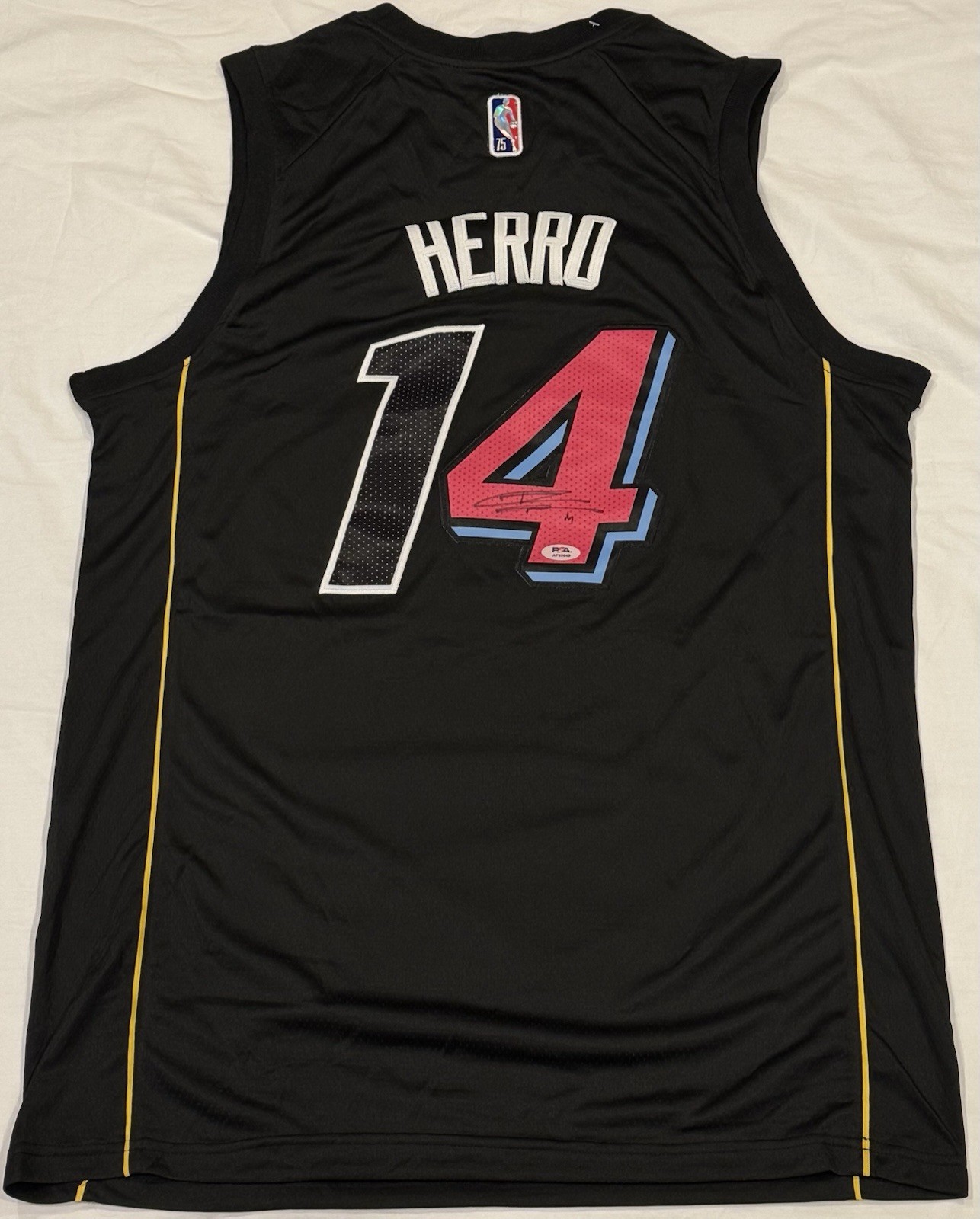 Tyler Herro Signed Autographed Miami Heat Jersey PSA/DNA COA