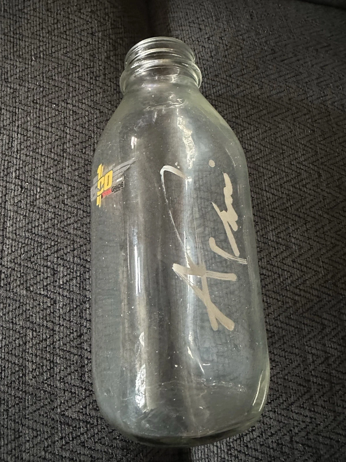 Alexander Rossi Signed Empty 2016 Indianapolis 500 Replica Milk Bottle Indy Car