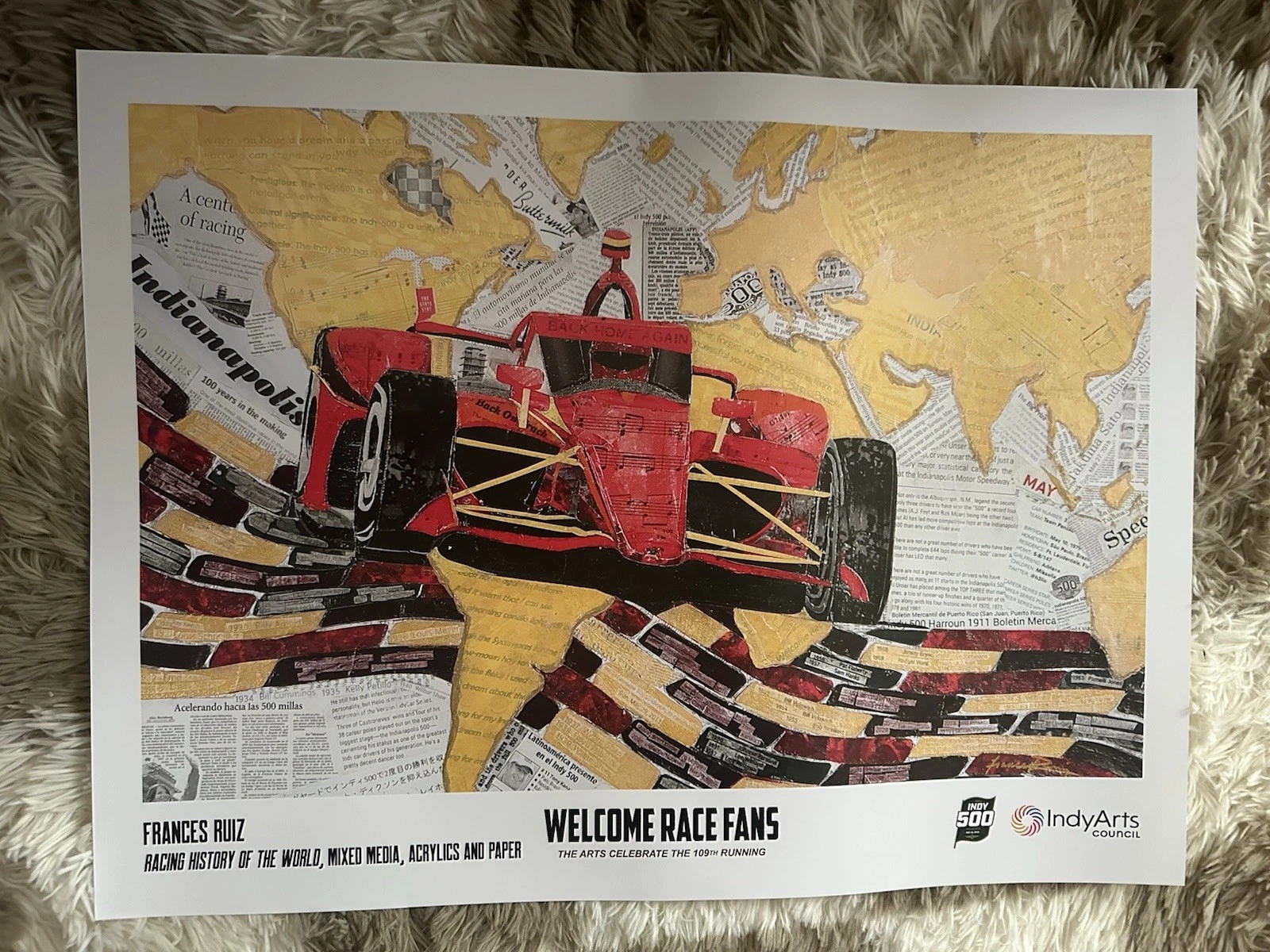 2025 Indianapolis 500 Poster 