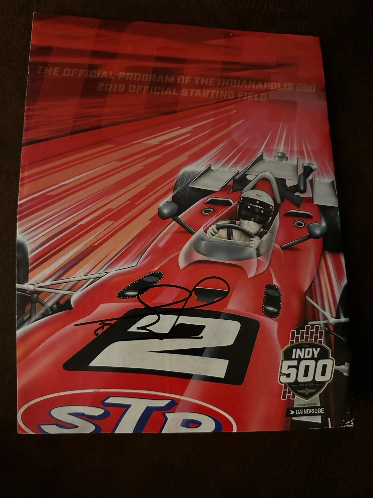 2019 Indy 500 Starting Field Line-up Indianapolis Signed Simon Pagenaud Winner