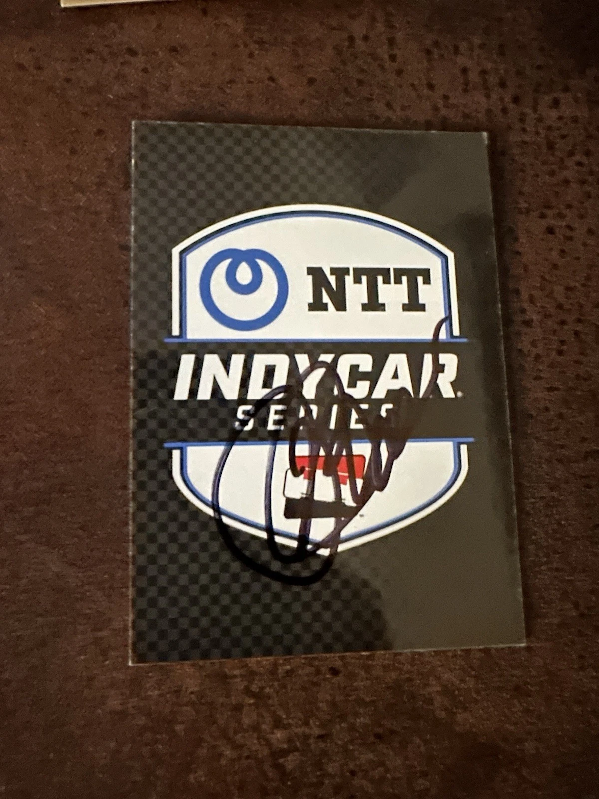 Signed Trading Card Indy 500 Car Indianapolis Roger Penske 2024 Parkside