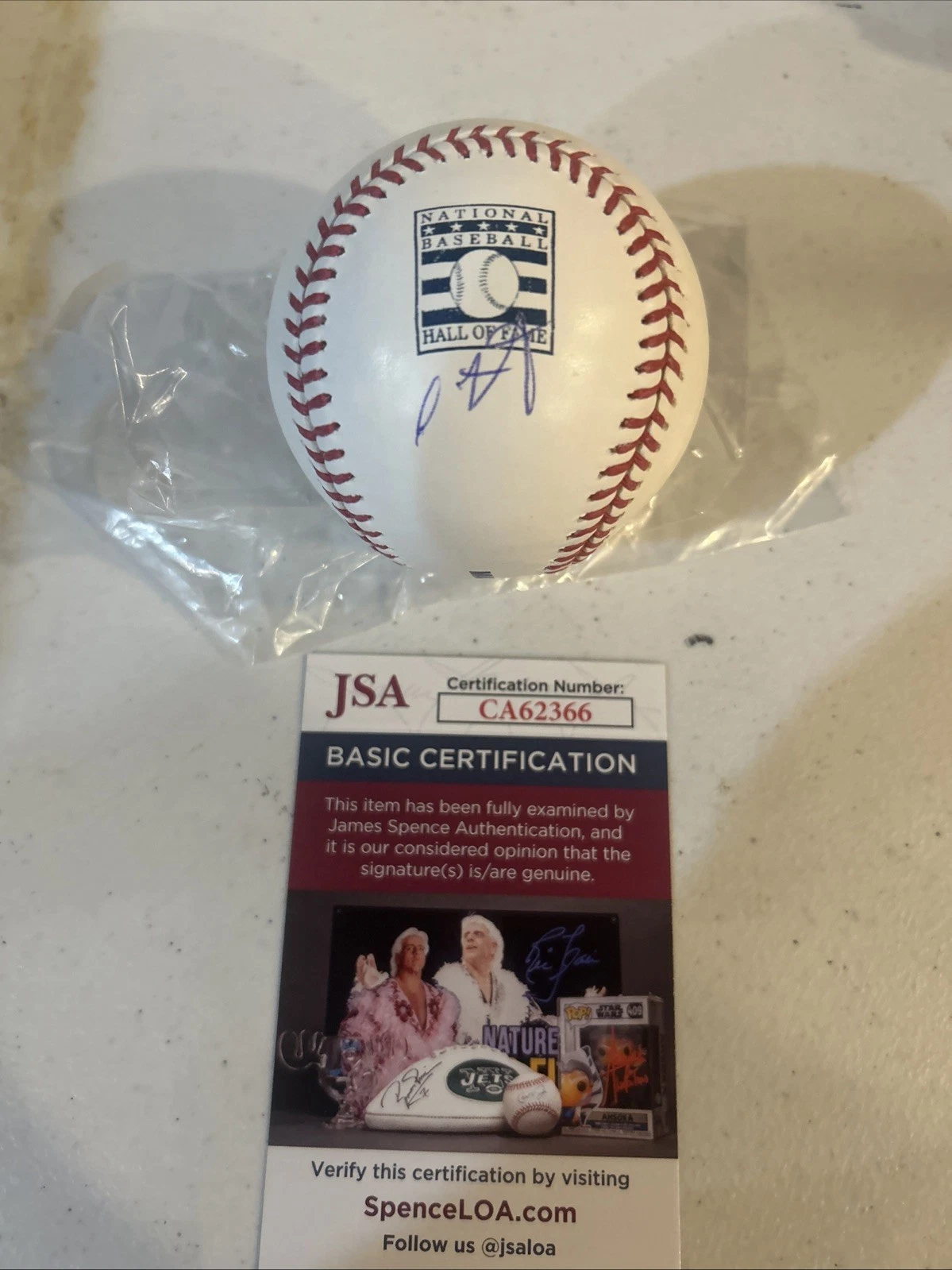 NEW YORK YANKEES- CC SABATHIA SIGNED AUTOGRAPH ROMLB HOF BALL JSA COA BASEBALL