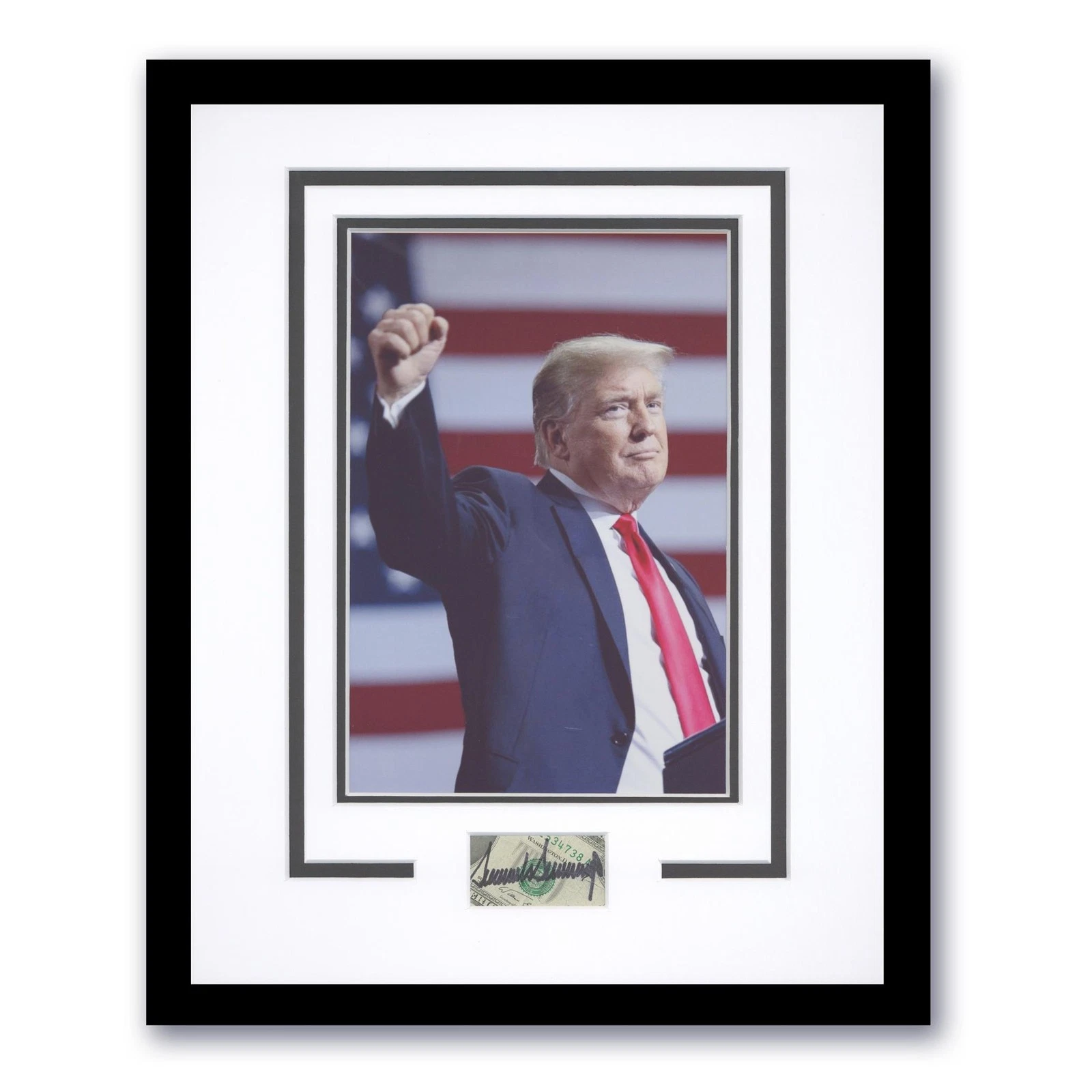 Donald Trump AUTOGRAPH Signed President MAGA Custom Framed 11x14 Display D ACOA