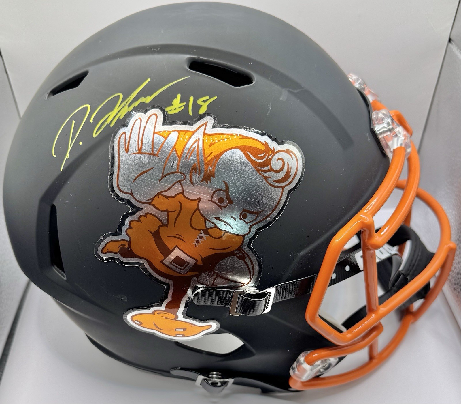 Dionte Johnson Signed Autographed Cleveland Browns Full Size Helmet Beckett COA