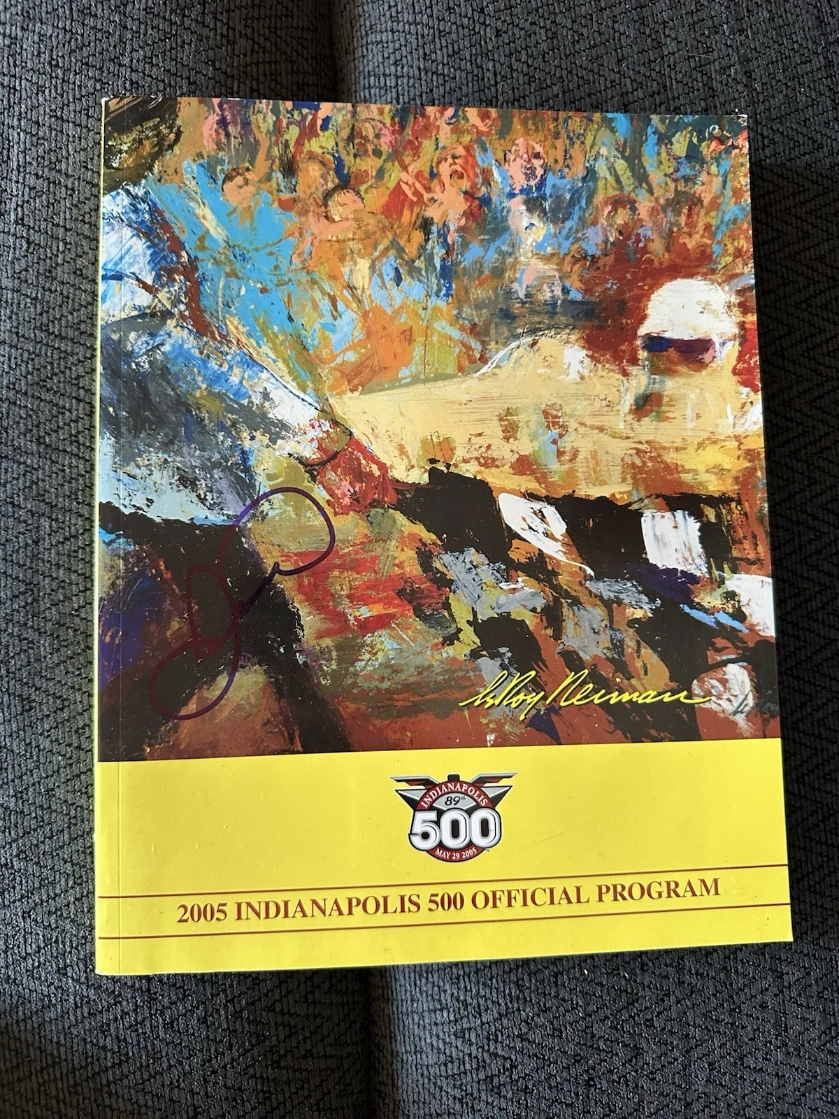 Danica Patrick Signed 2005 Indy Car Program Indianapolis 500 Rookie Year Leader