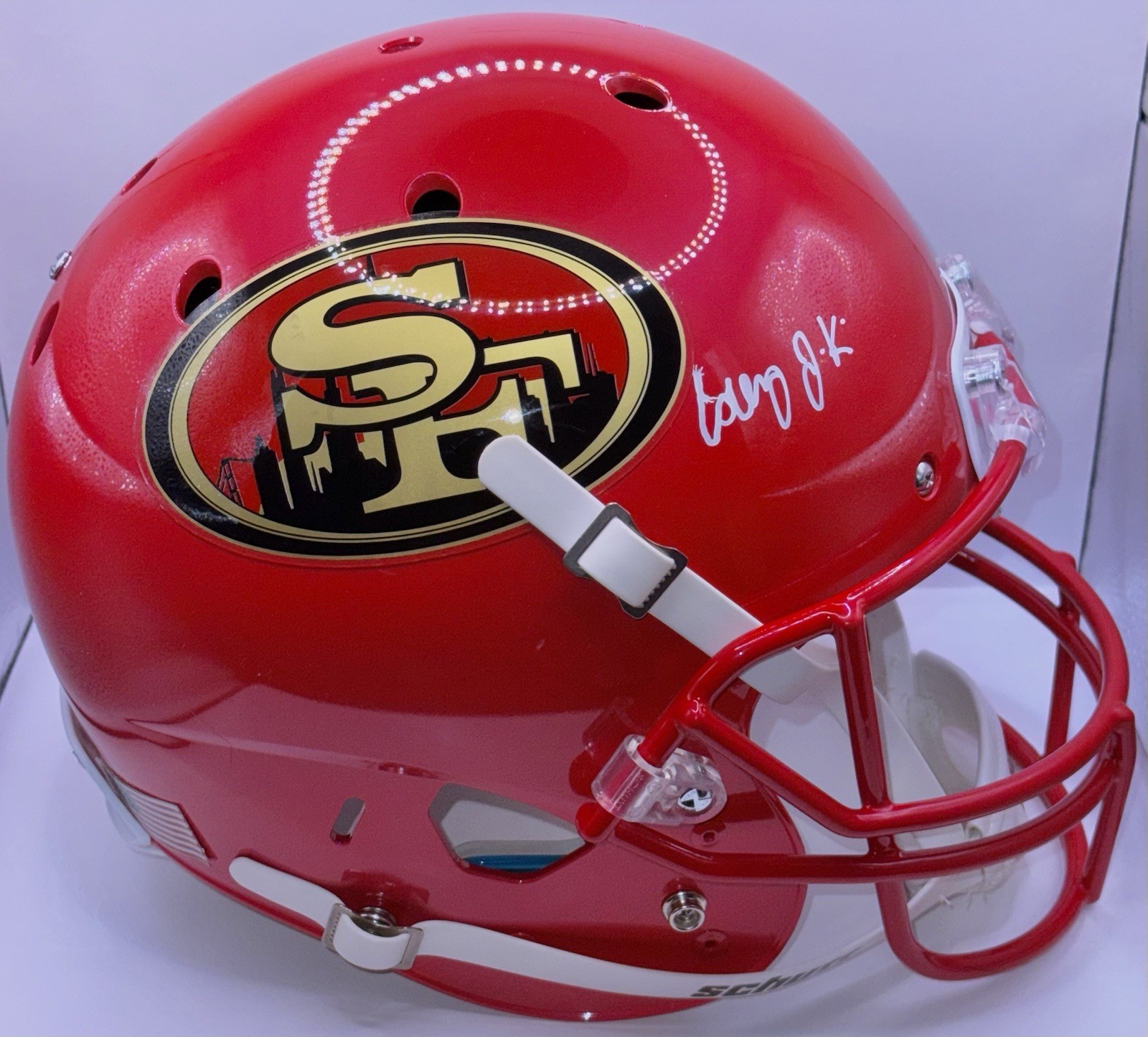 Corey Kiner Signed Autographed San Francisco 49ers Full Size Helmet JSA COA