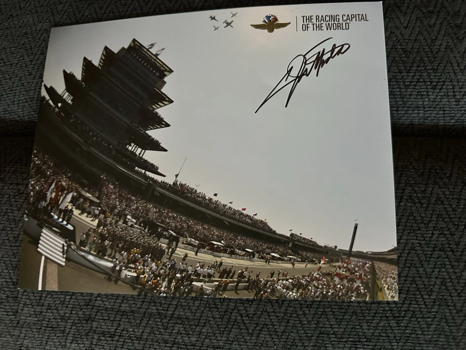 Emerson Fittipaldi Promo Card Signed Hero Card Indianapolis 500 Indy Car