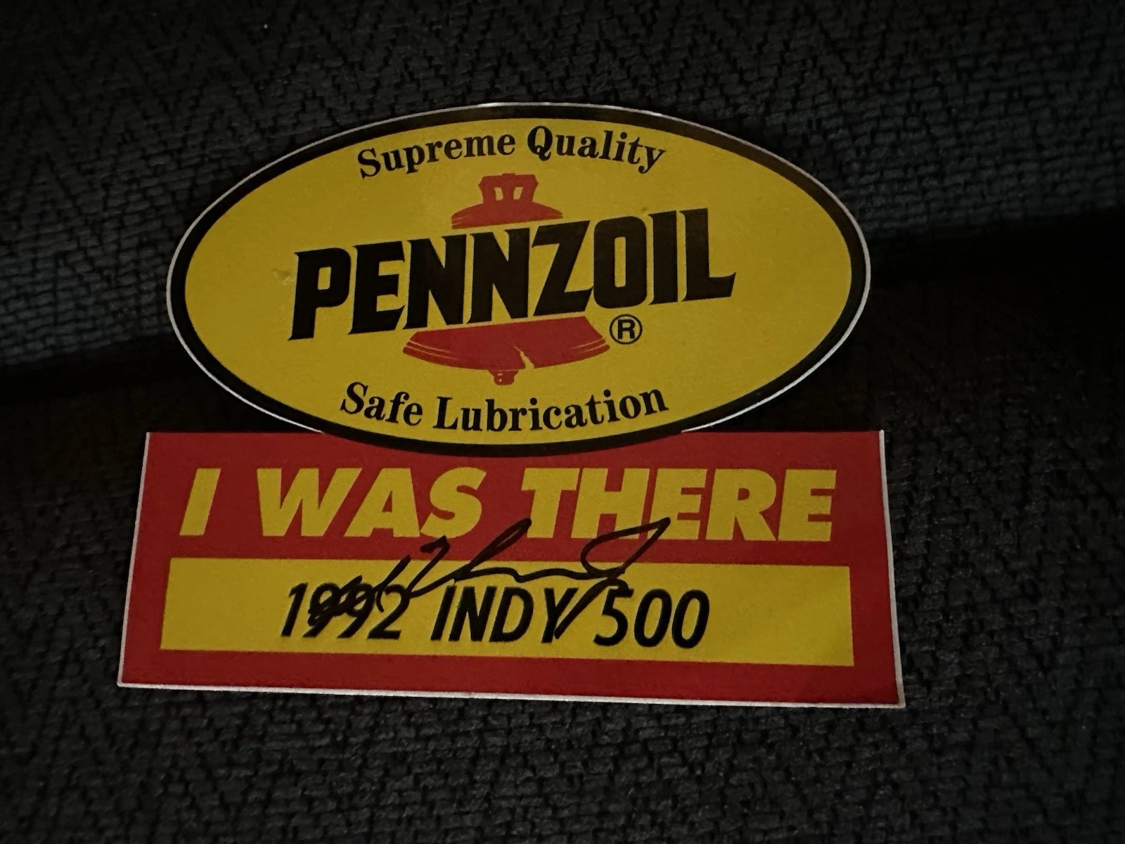 Al Unser Jr Signed 1992 Indy 500 Sticker Decal Autographed Indianapolis