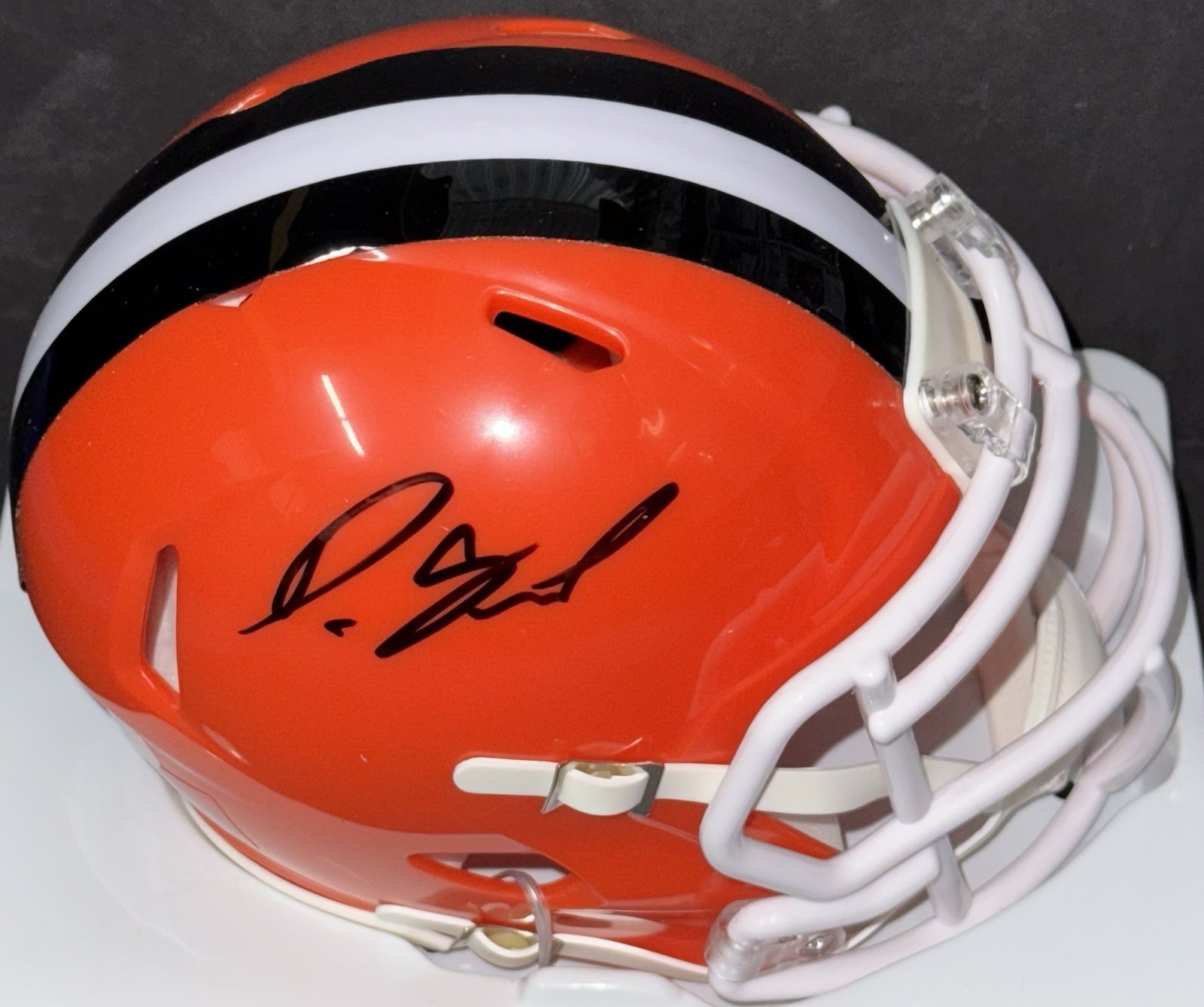 Dylan Sampson Signed Autographed Cleveland Browns Mini Helmet PSA/DNA COA