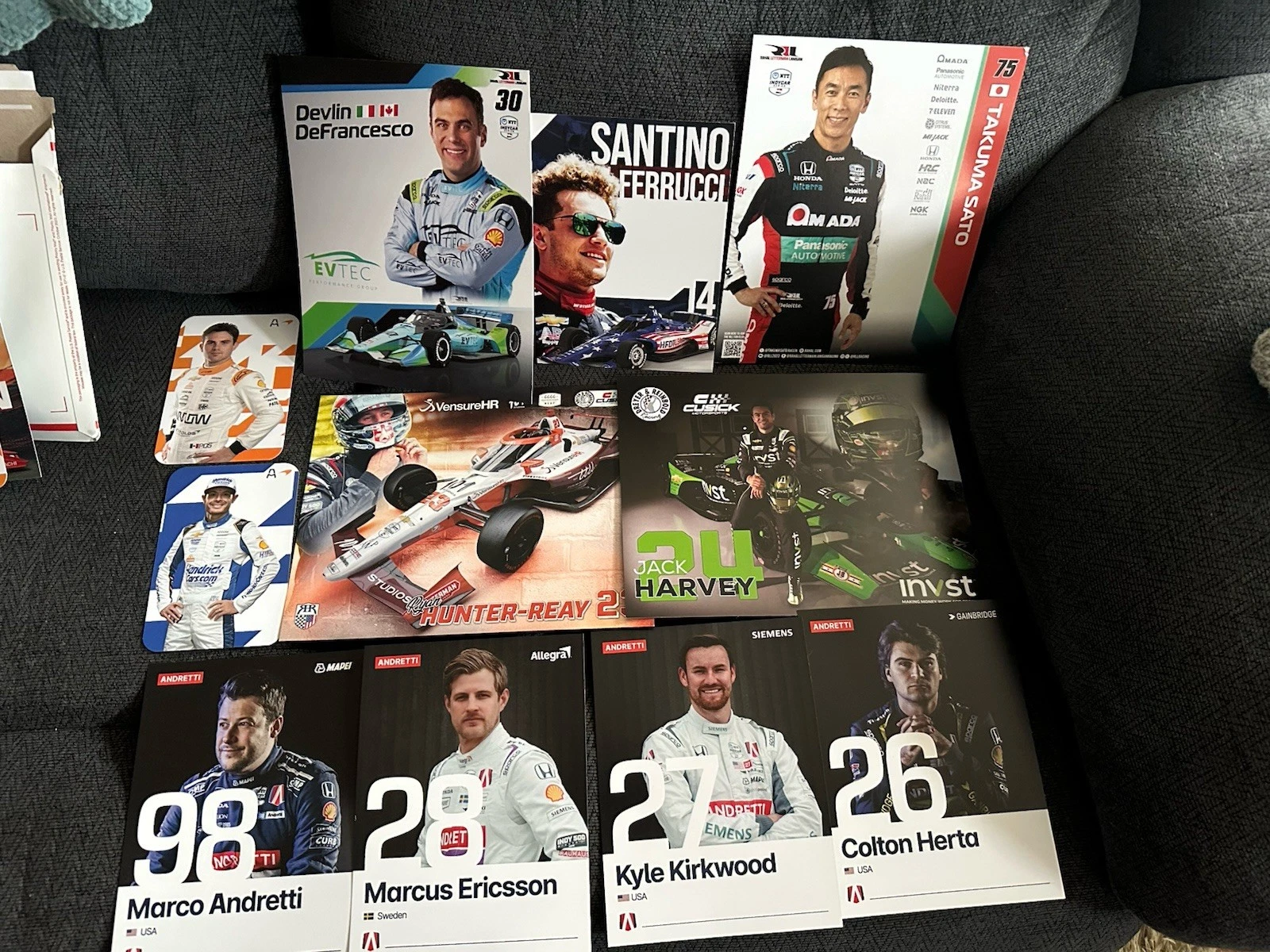 28 2025 Indianapolis 500 Lot Promo Cards Indy Not Signed Kyle Larson Pato O'Ward