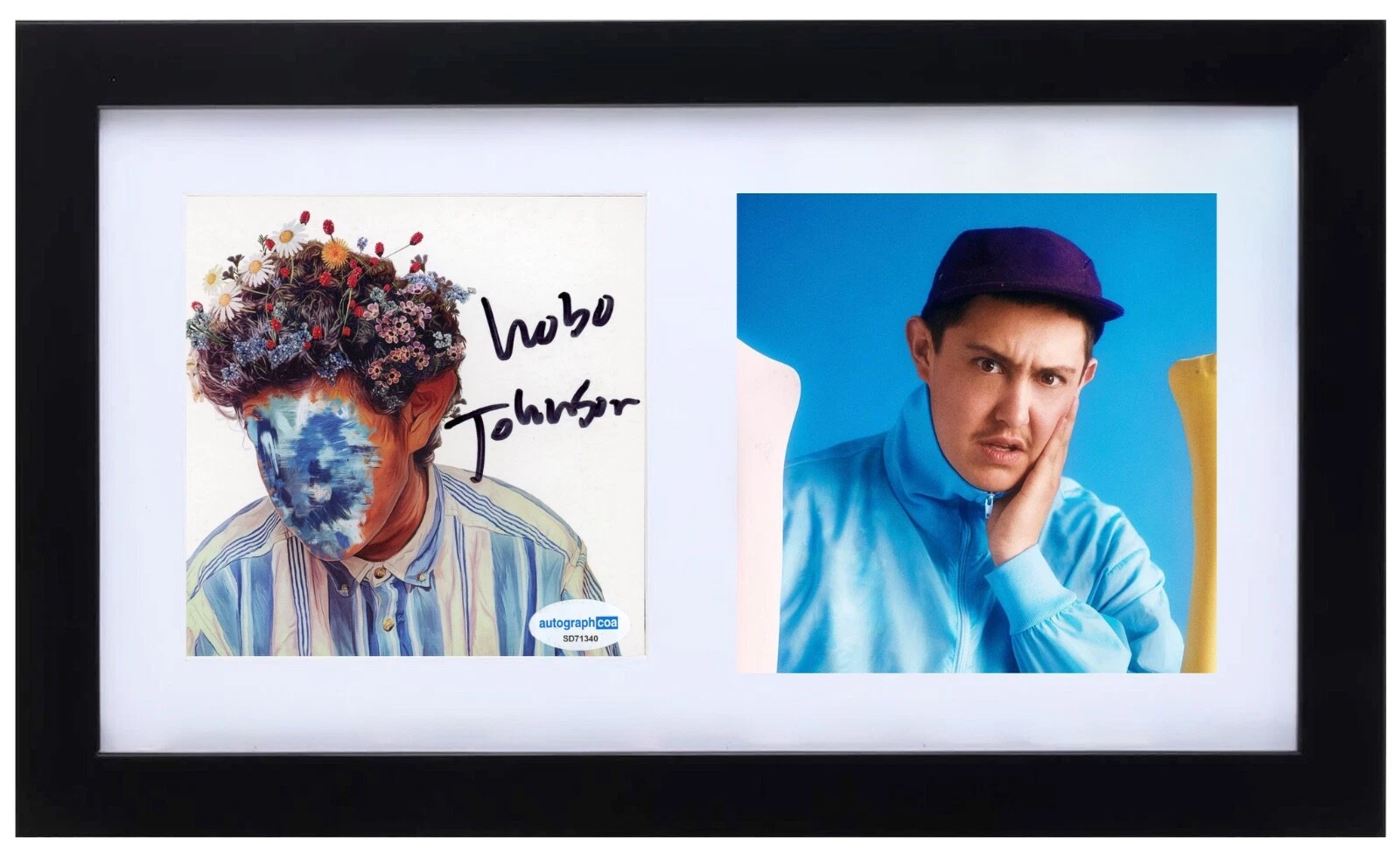 HOBO JOHNSON Signed Autograph The Fall of Hobo Johnson Framed CD Cover ACOA COA
