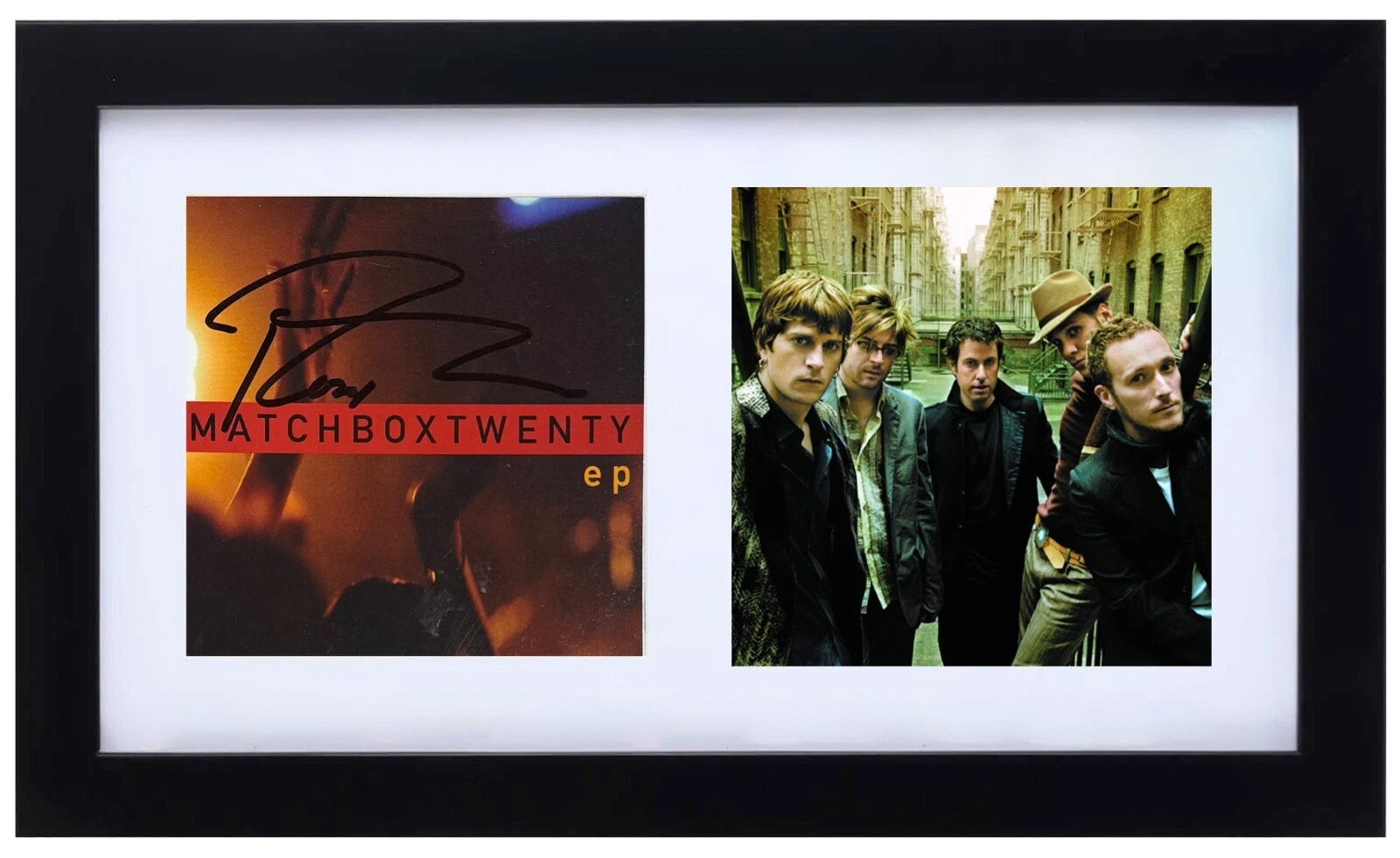 Rob Thomas Matchbox Twenty Signed Autograph EP Framed CD Cover Beckett COA