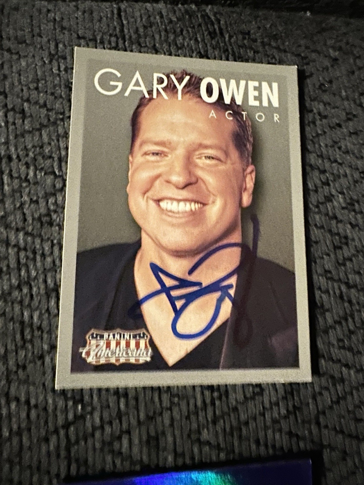 Gary Owen Signed Trading Card Autographed Panini Americana Comedian