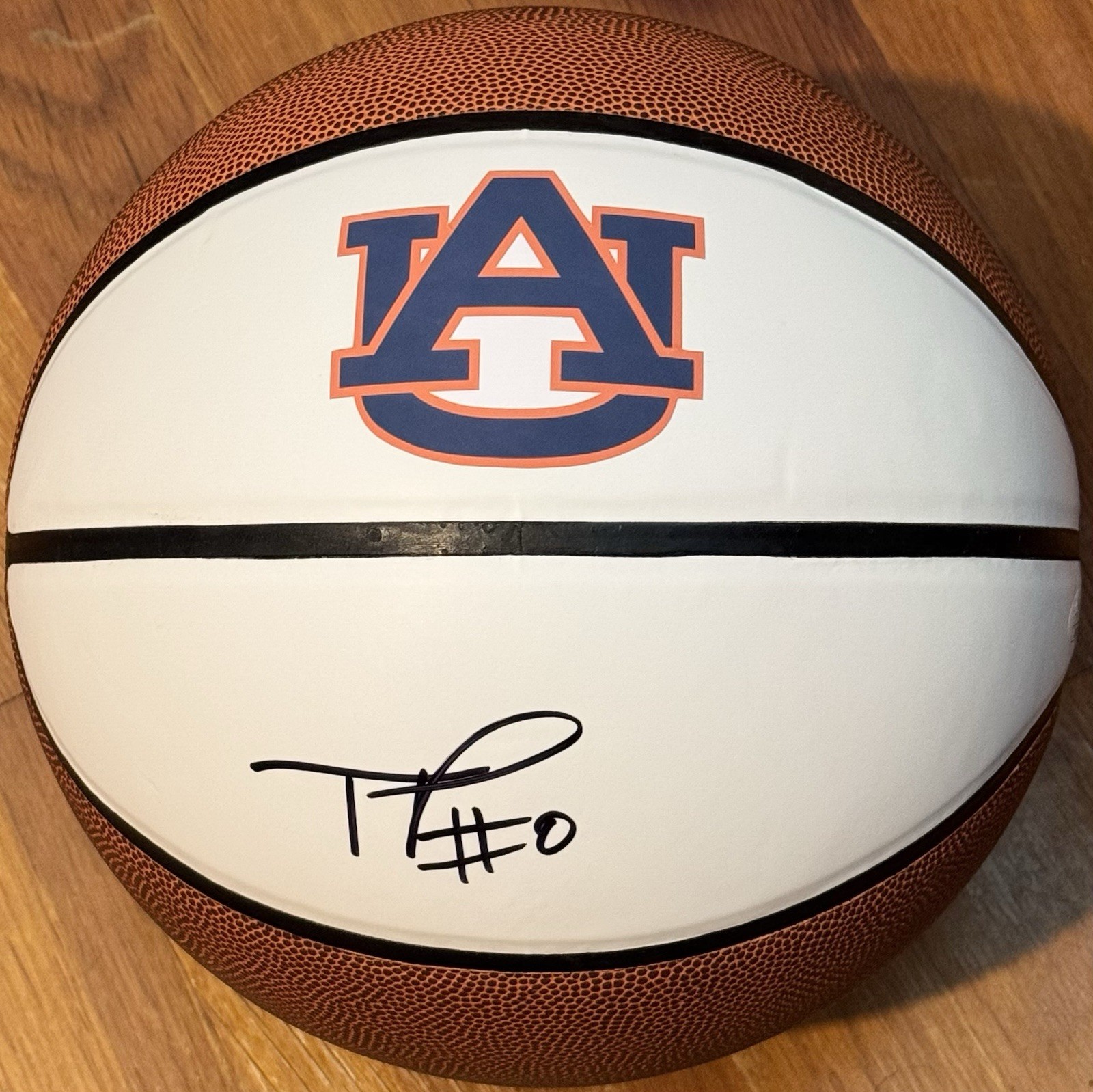 TAHAAD PETTIFORD SIGNED AUTOGRAPHED AUBURN TIGERS LOGO BASKETBALL JSA COA COLLECTIBLE MEMORABILIA