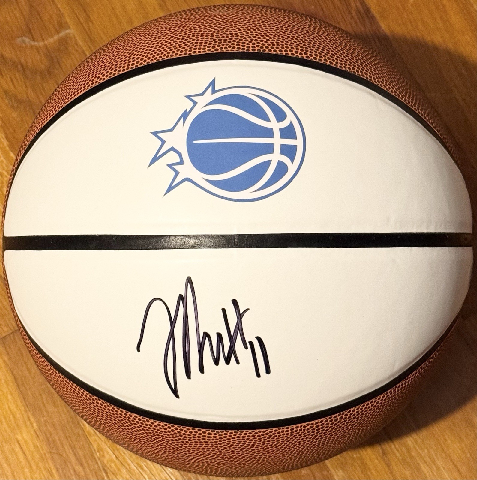 Jase Richardson Signed Autographed Orlando Magic Logo Basketball JSA COA