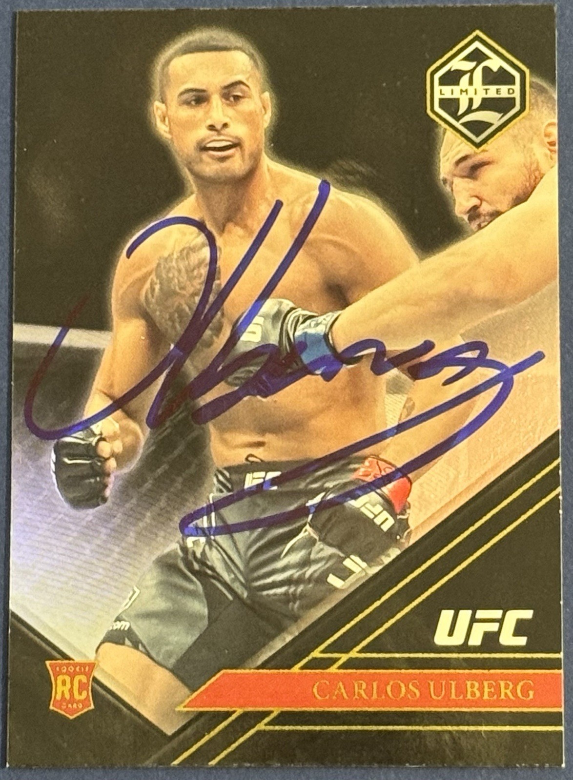 Carlos Ulberg Signed 2023 Chronicles Limited RC UFC Base Card BAS Beckett COA
