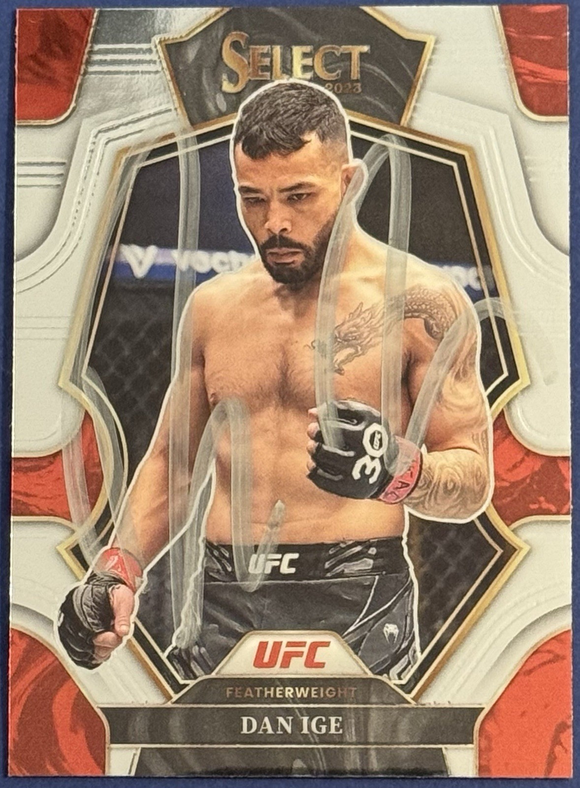 Dan Ige Signed 2023 Panini Select UFC Base Card BAS Beckett COA