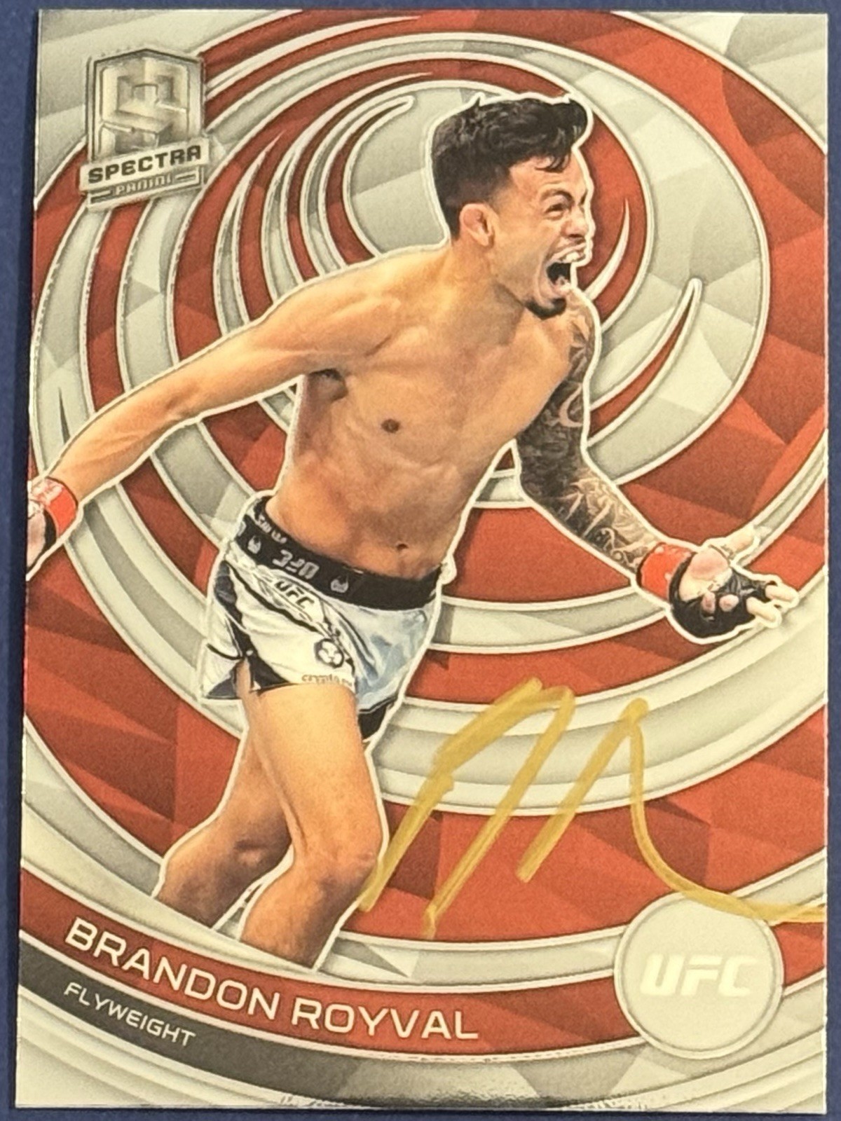 Brandon Royval Signed Auto 2023 Panini Chronicles Spectra Base UFC Card Beckett