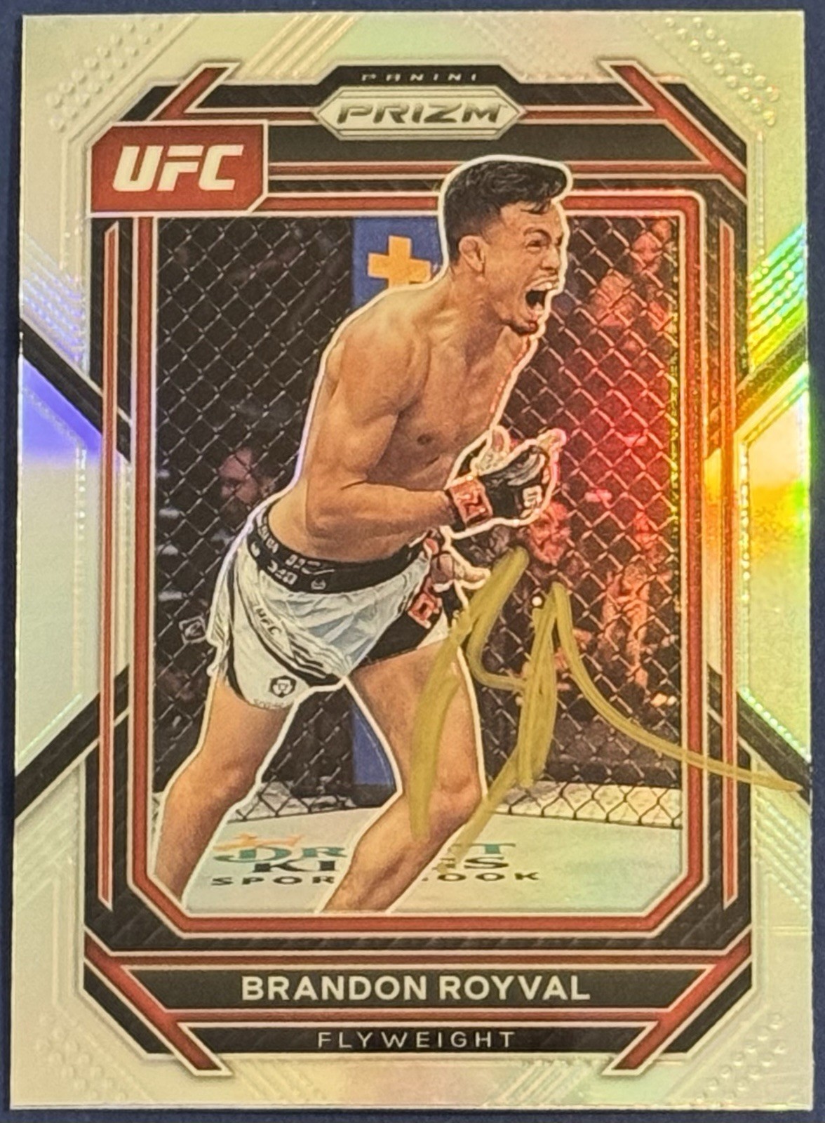 Brandon Royval Signed Auto 2023 Panini Prizm Silver Base UFC Card Beckett