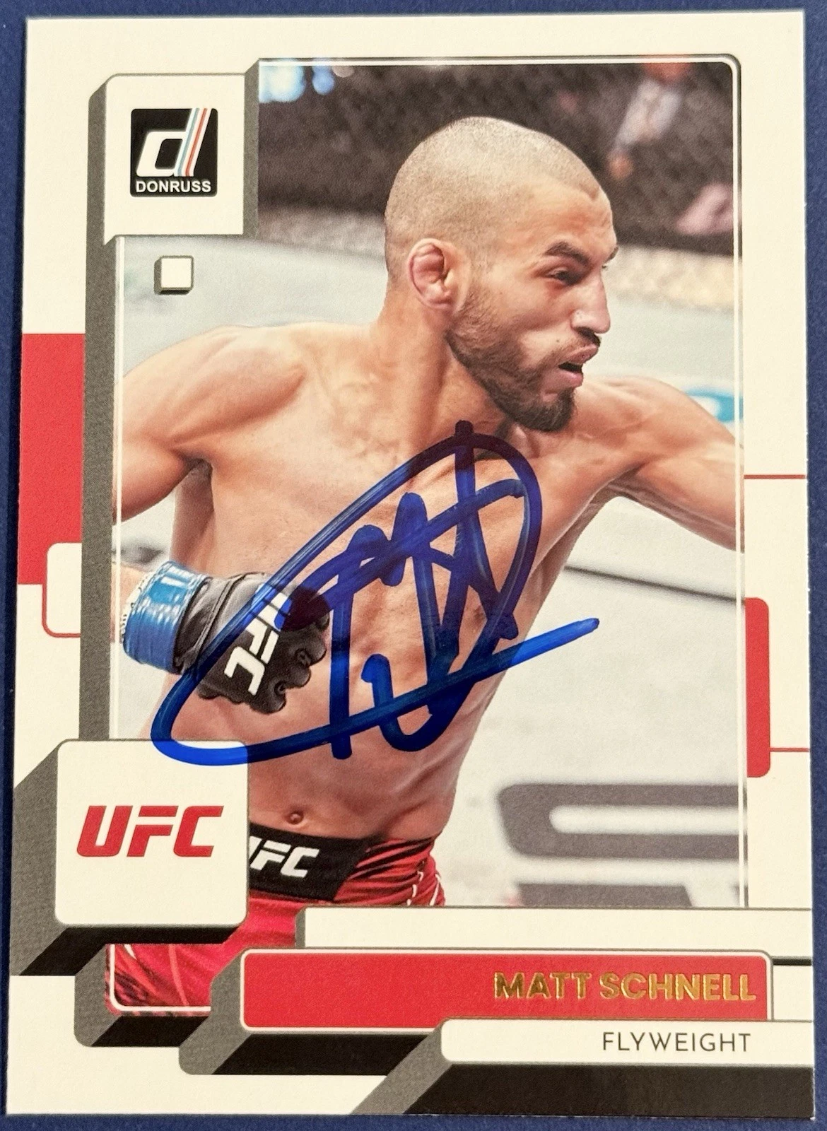 Matt Schnell Signed 2023 Donruss UFC Base Card BAS Beckett COA