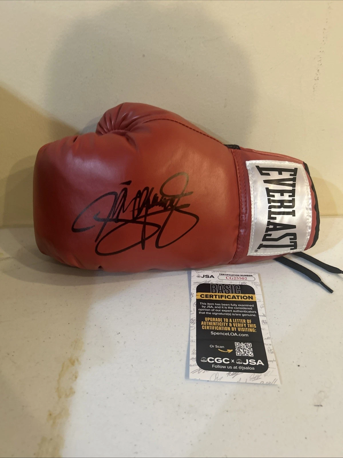 MANNY PACQUIAO SIGNED AUTOGRAPH EVERLAST BOXING GLOVE JSA COA HOF BOXER CHAMPION