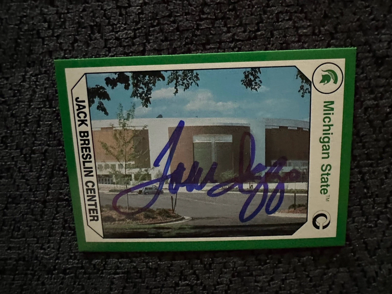 Coach Tom Izzo Signed Trading Card Michigan State Spartans Rookie RC