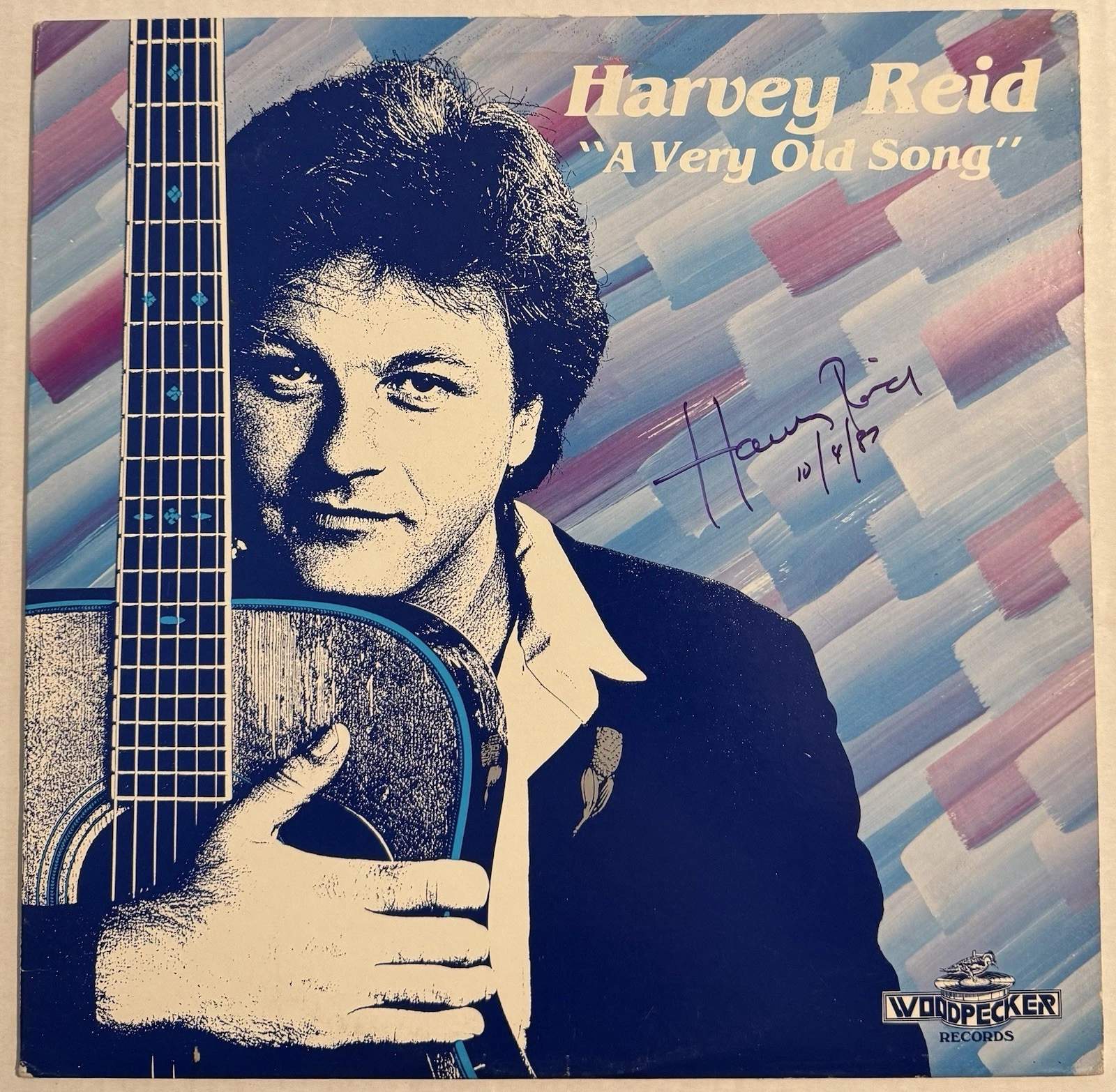 Harvey Reid Signed Autographed Record “A Very Old Song” Vinyl Album JSA COA