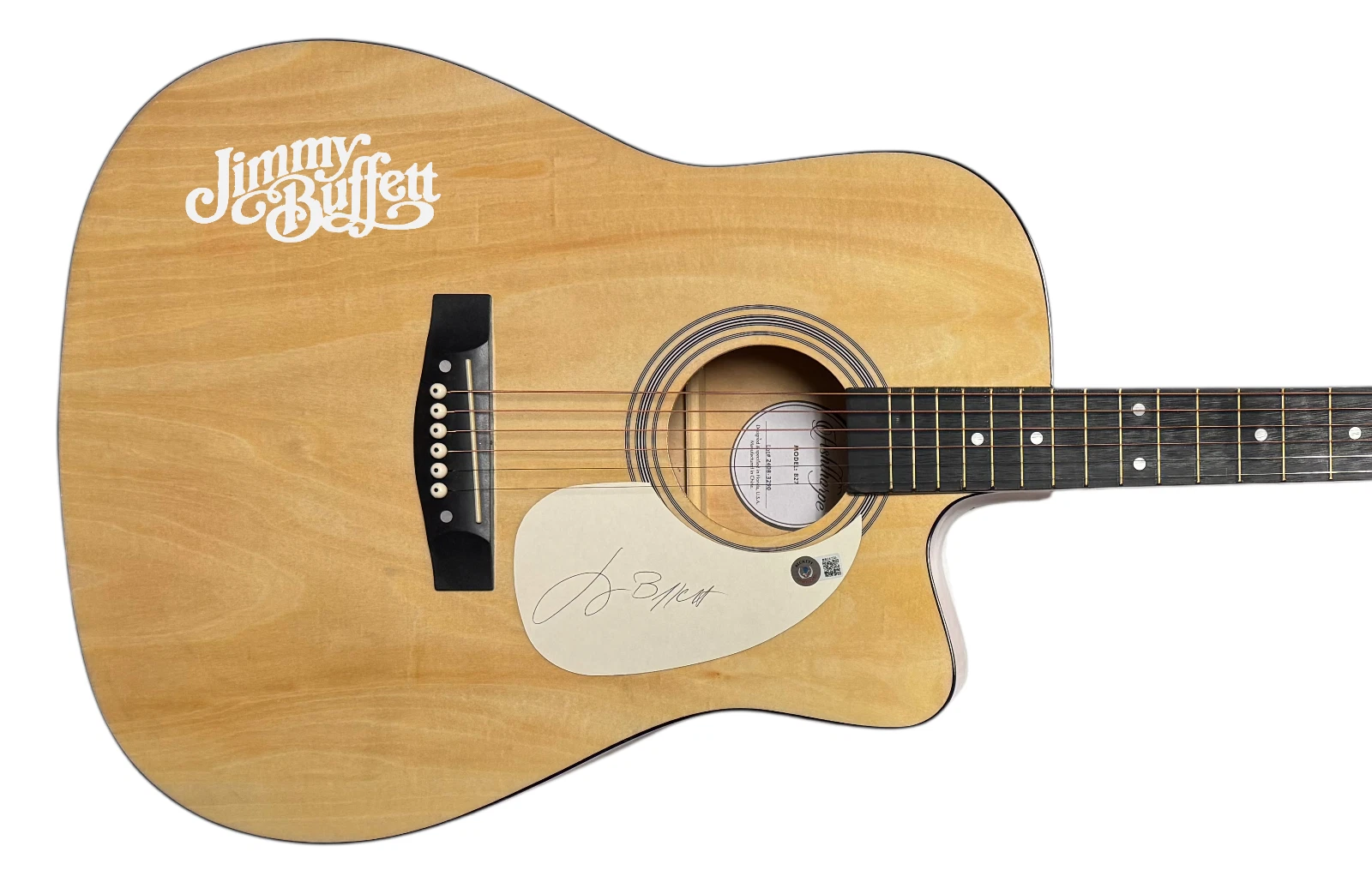 Jimmy Buffett Signed Autograph Acoustic Guitar Full Size Margaritaville Beckett