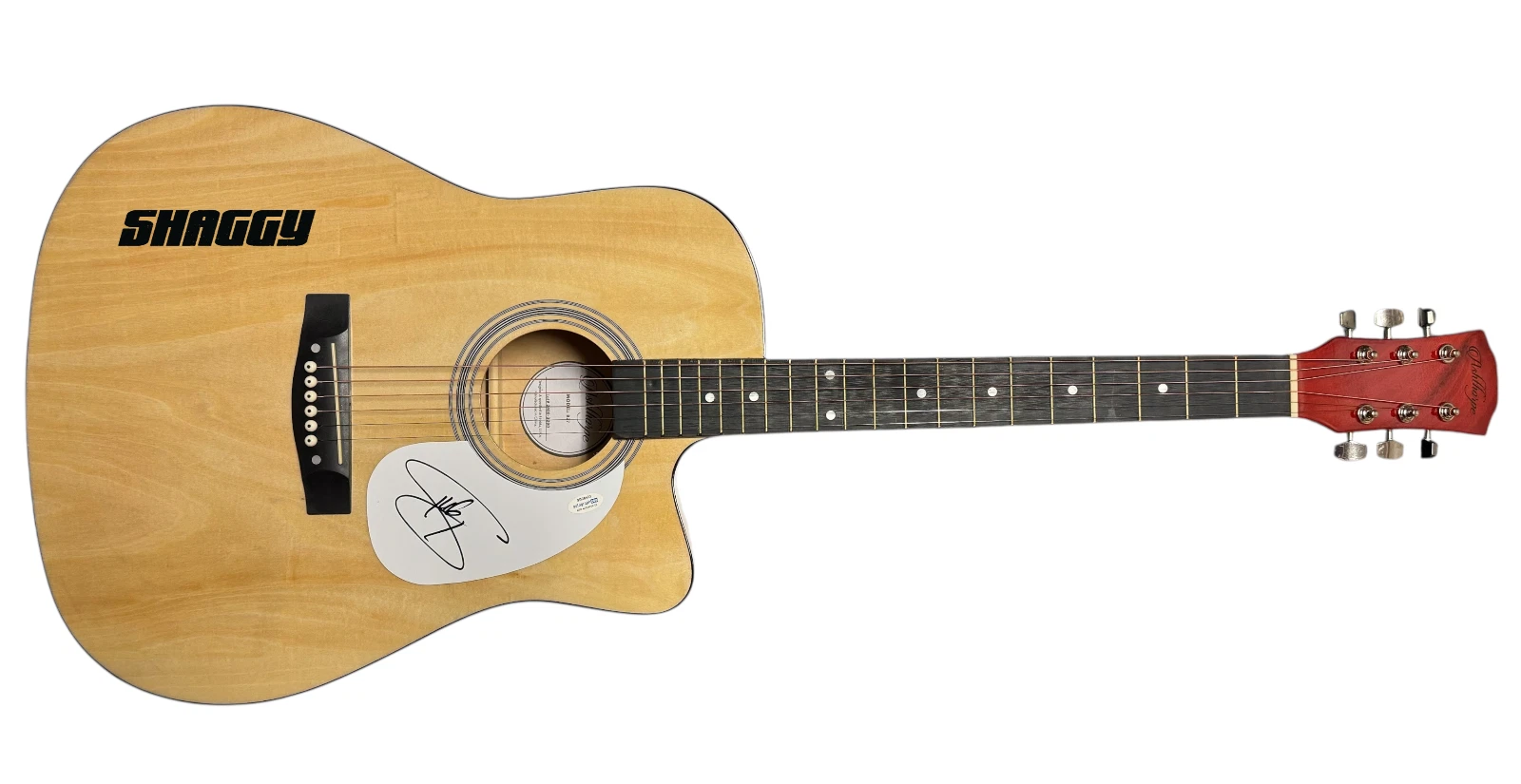 SHAGGY Reggae Singer Signed Autograph Acoustic Guitar It Wasn't Me Angel ACOA
