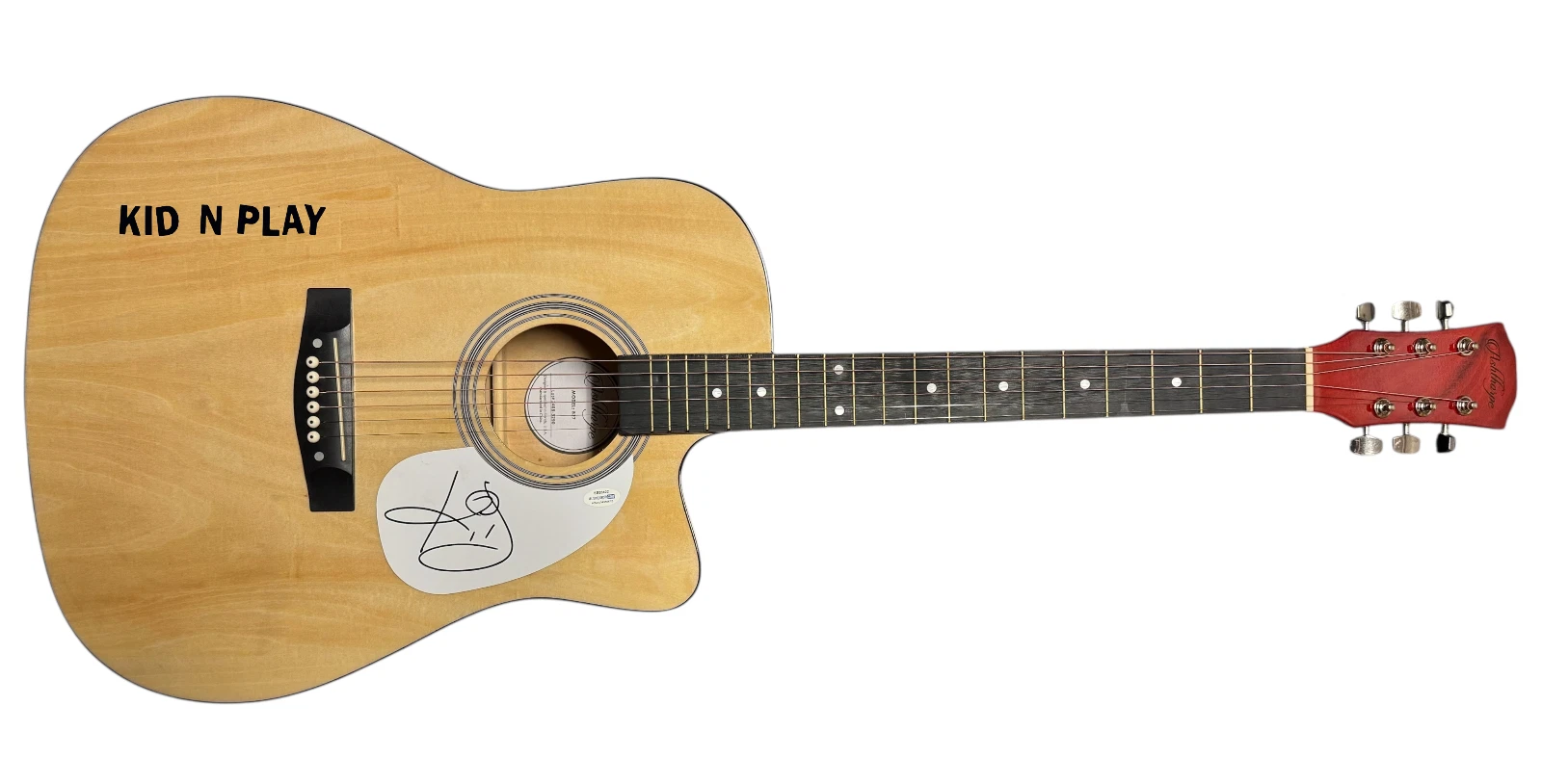 Kid 'n Play Christopher Reid Signed Autograph Acoustic Guitar Hip Hop Rap ACOA