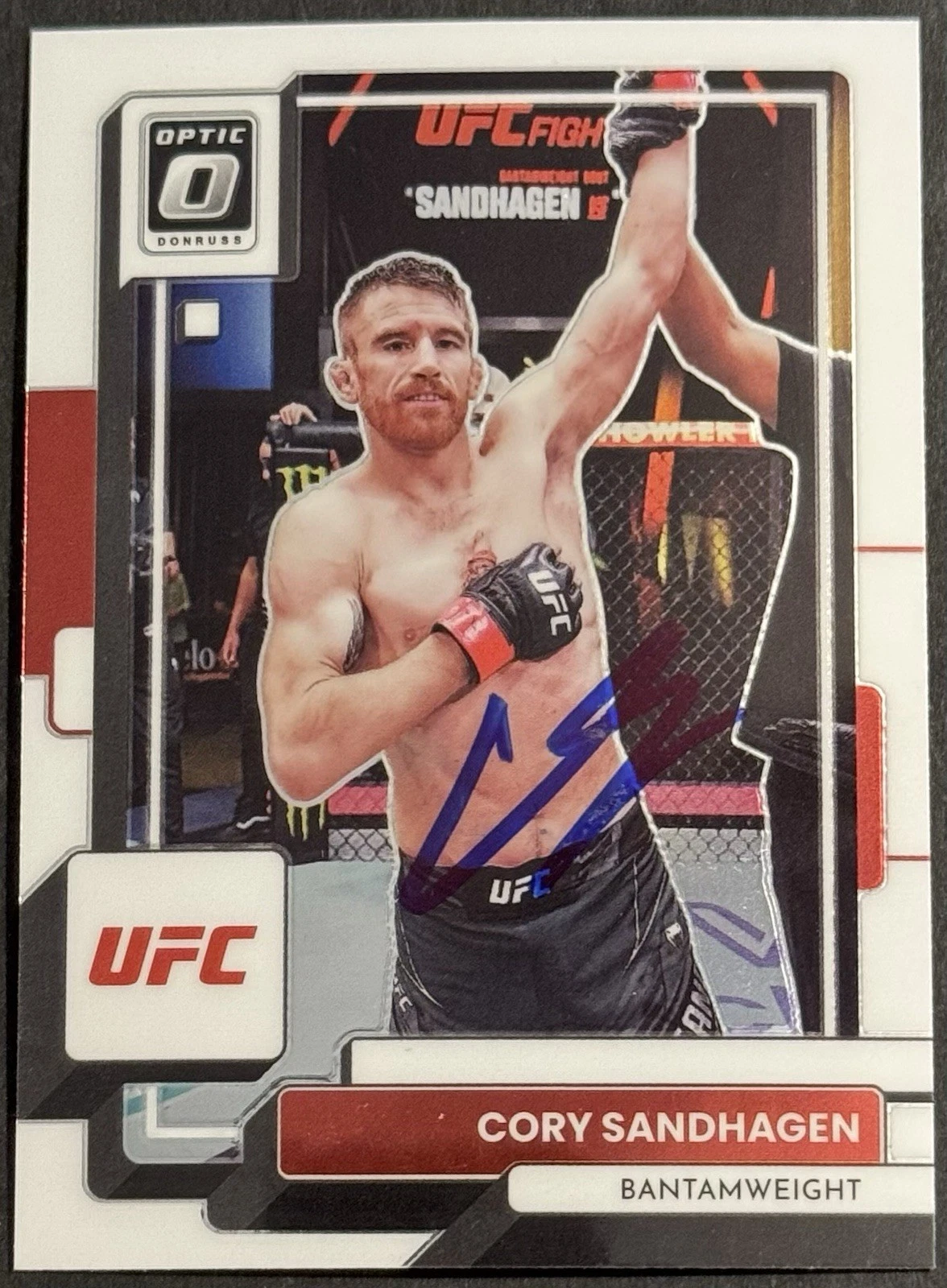 Cory Sandhagen Signed 2023 Donruss Optic Base UFC Card BAS Beckett On Card