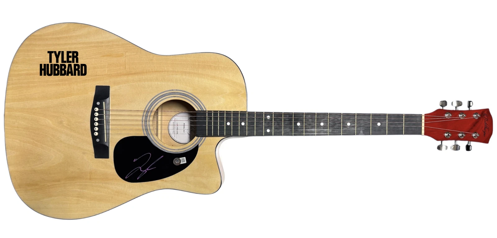 Tyler Hubbard Florida Georgia Line Signed Autograph Acoustic Guitar Beckett COA